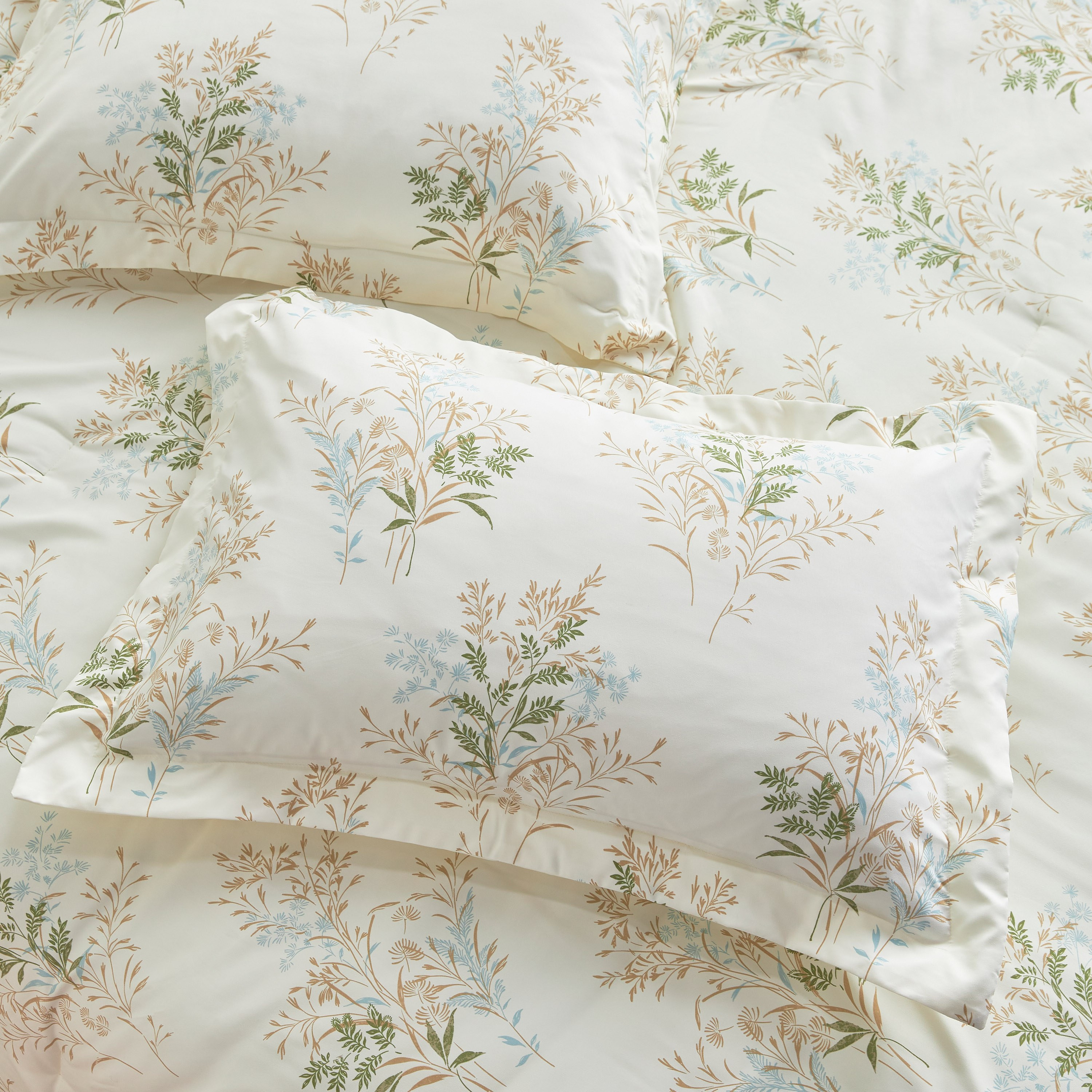 Elisha Botanical Print 4-Piece Full Comforter and Sheet Set - 160x240 cm-household-bedding-comfortersandbedspreads-bedinabag-image-3