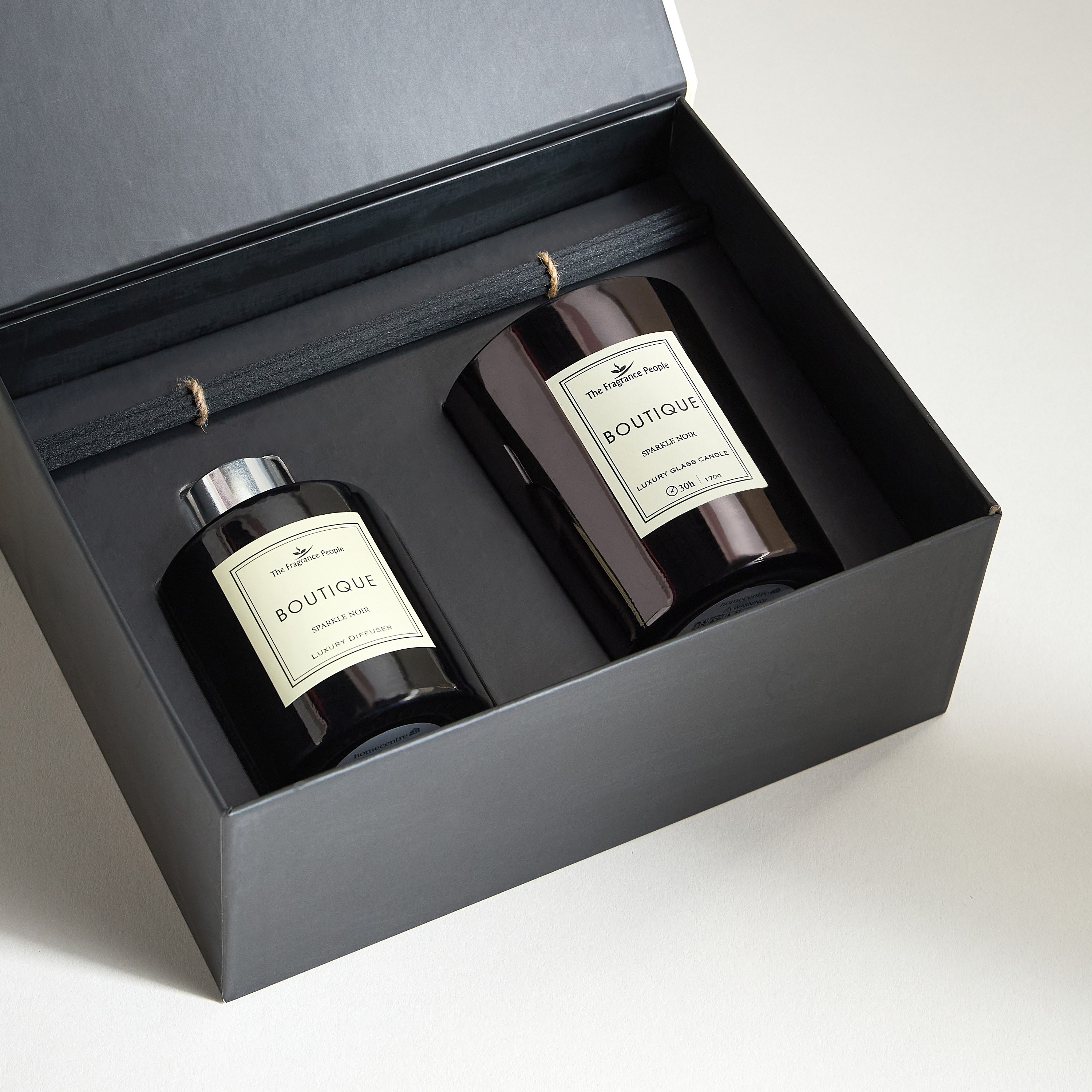 Boutique Sparkle Noir Jar Candle and Reed Diffuser Gift Set-household-giftingaccessories-giftings-image-3