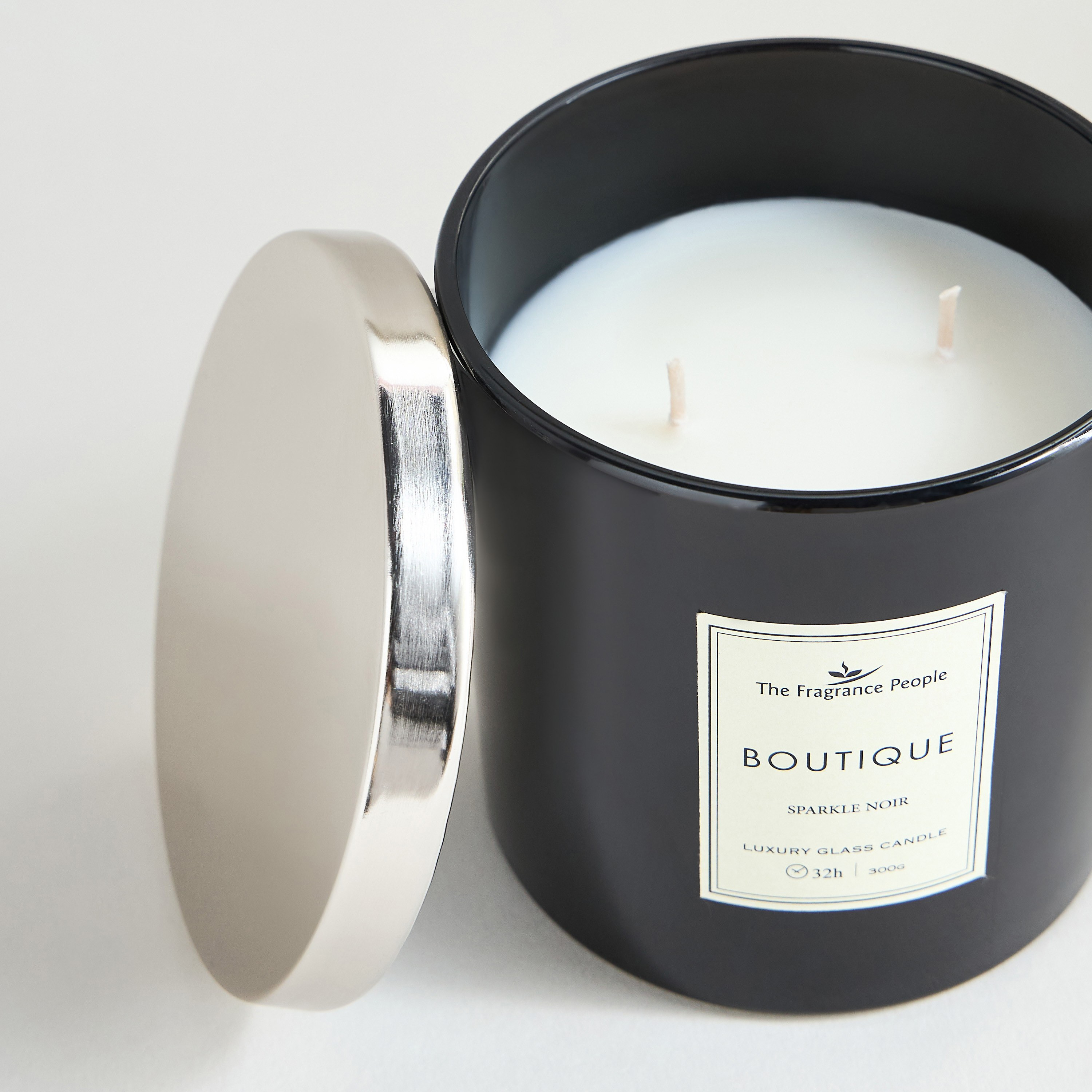 Boutique Sparkle Noir Scented Jar Candle - 32 h-household-homefragrance-candles-image-2
