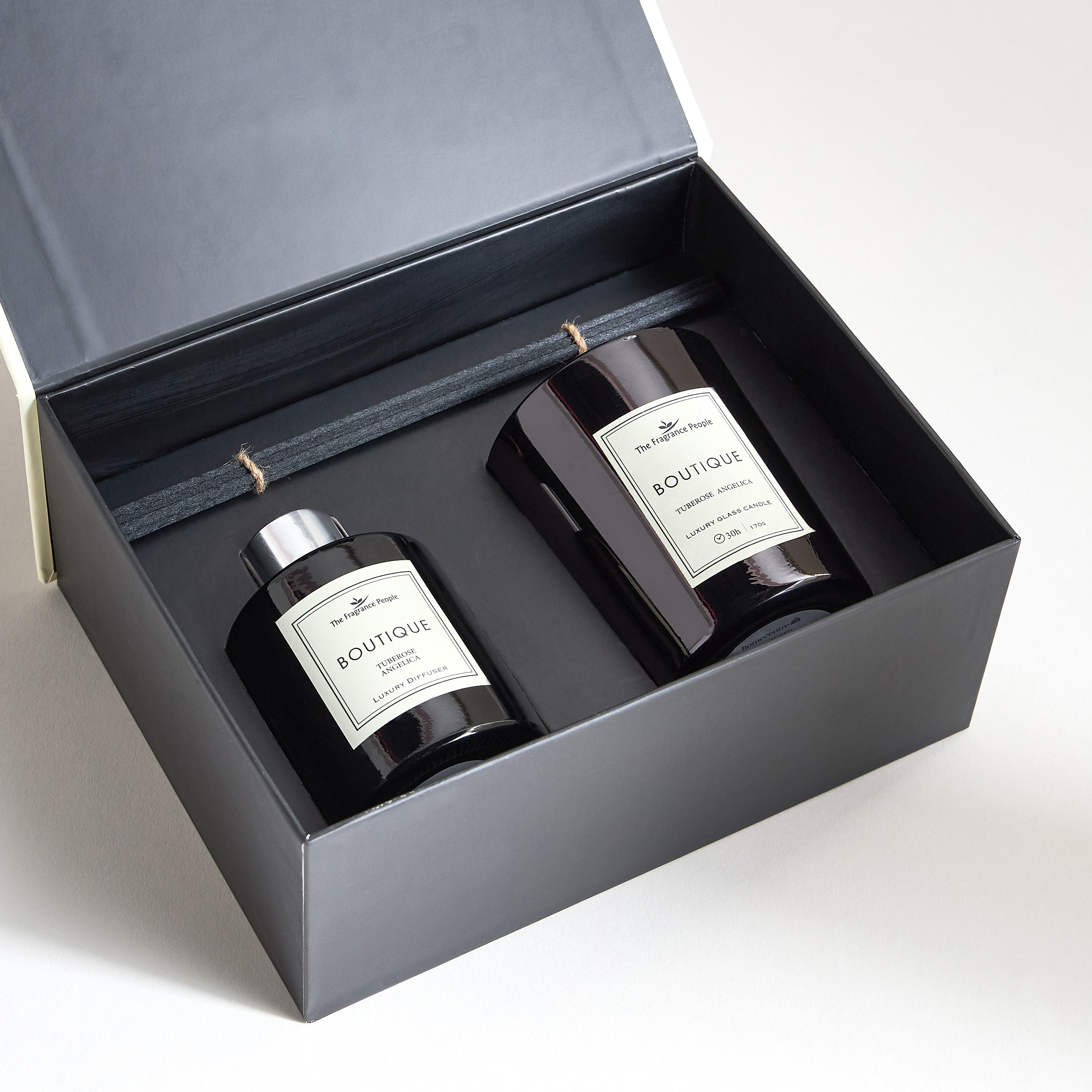 Boutique Tuberose Angelica Scented Jar Candle and Diffuser Gift Set-household-homefragrance-candles-image-3