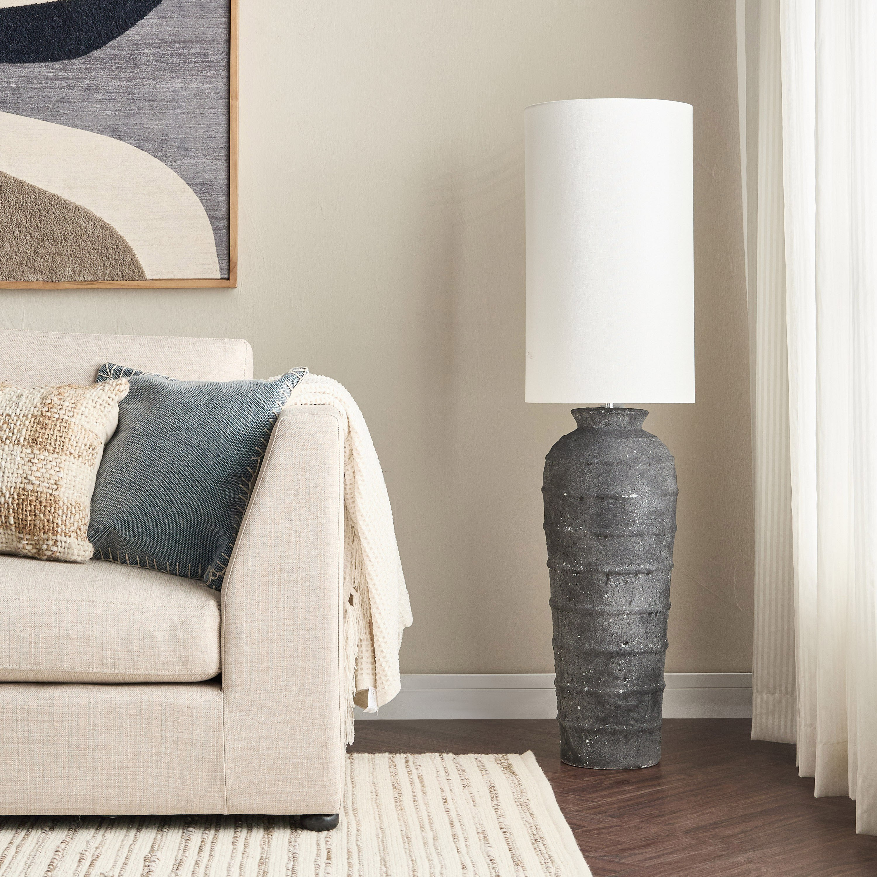 Sara Ceramic Floor Lamp - 134 cm-household-lighting-floorlamps-image-5
