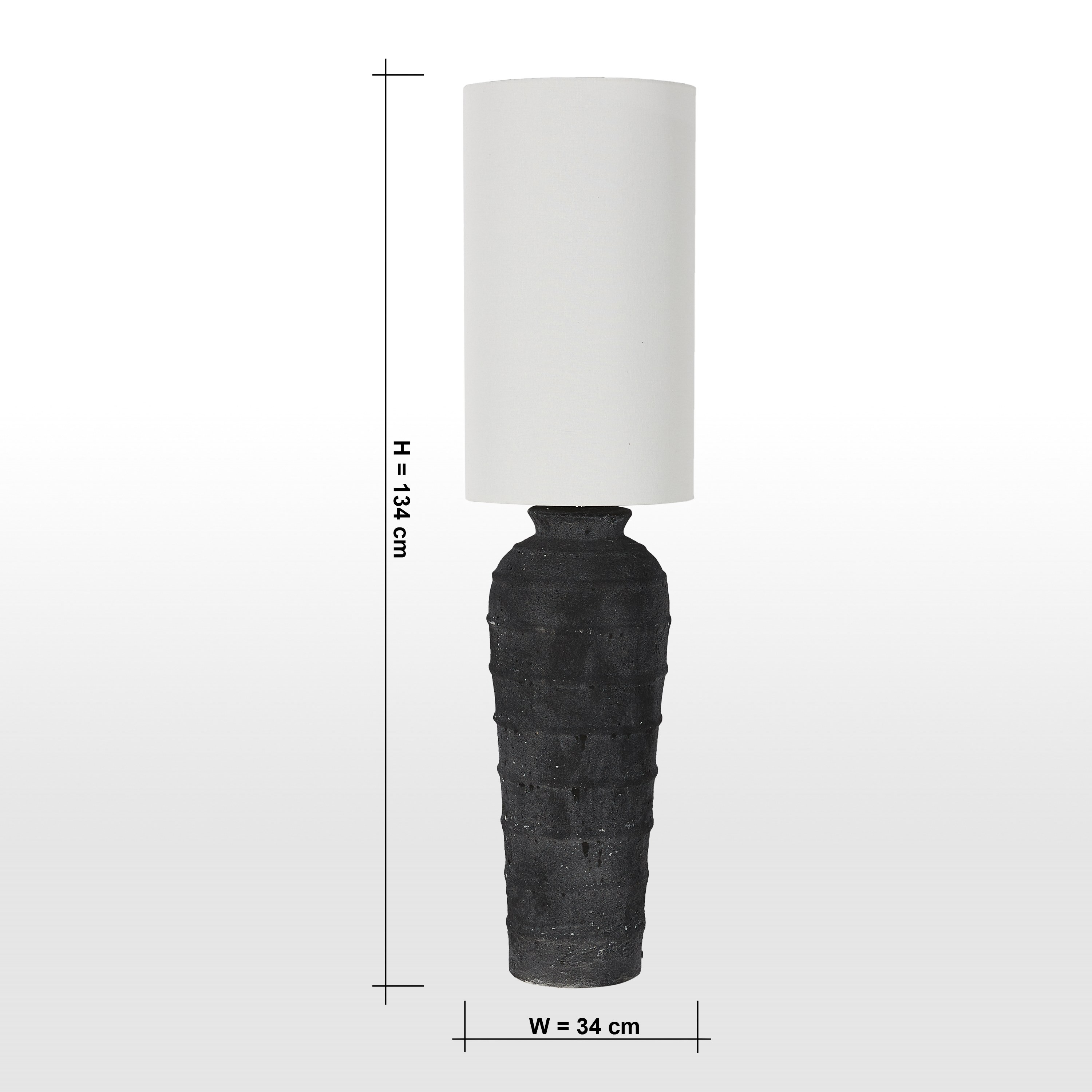 Sara Ceramic Floor Lamp - 134 cm-household-lighting-floorlamps-image-6
