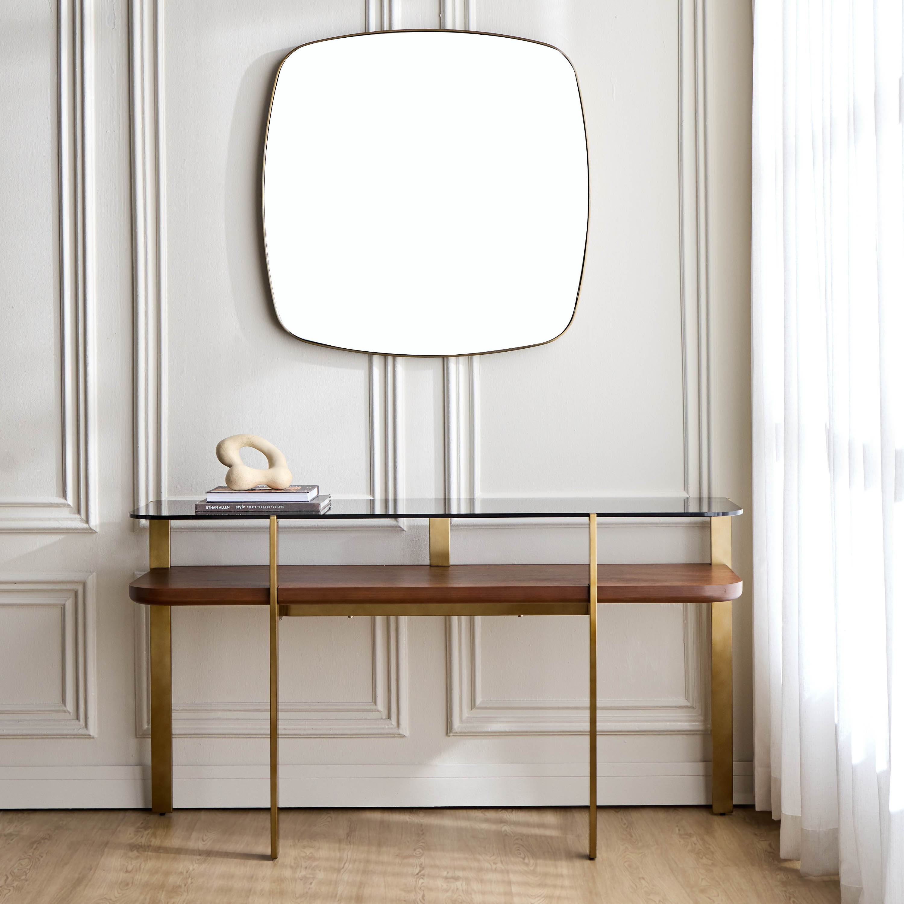 طاولة كونسول مع مرآة - فينلي-furniture-livingroom-consoletablesandmirrors-image-2