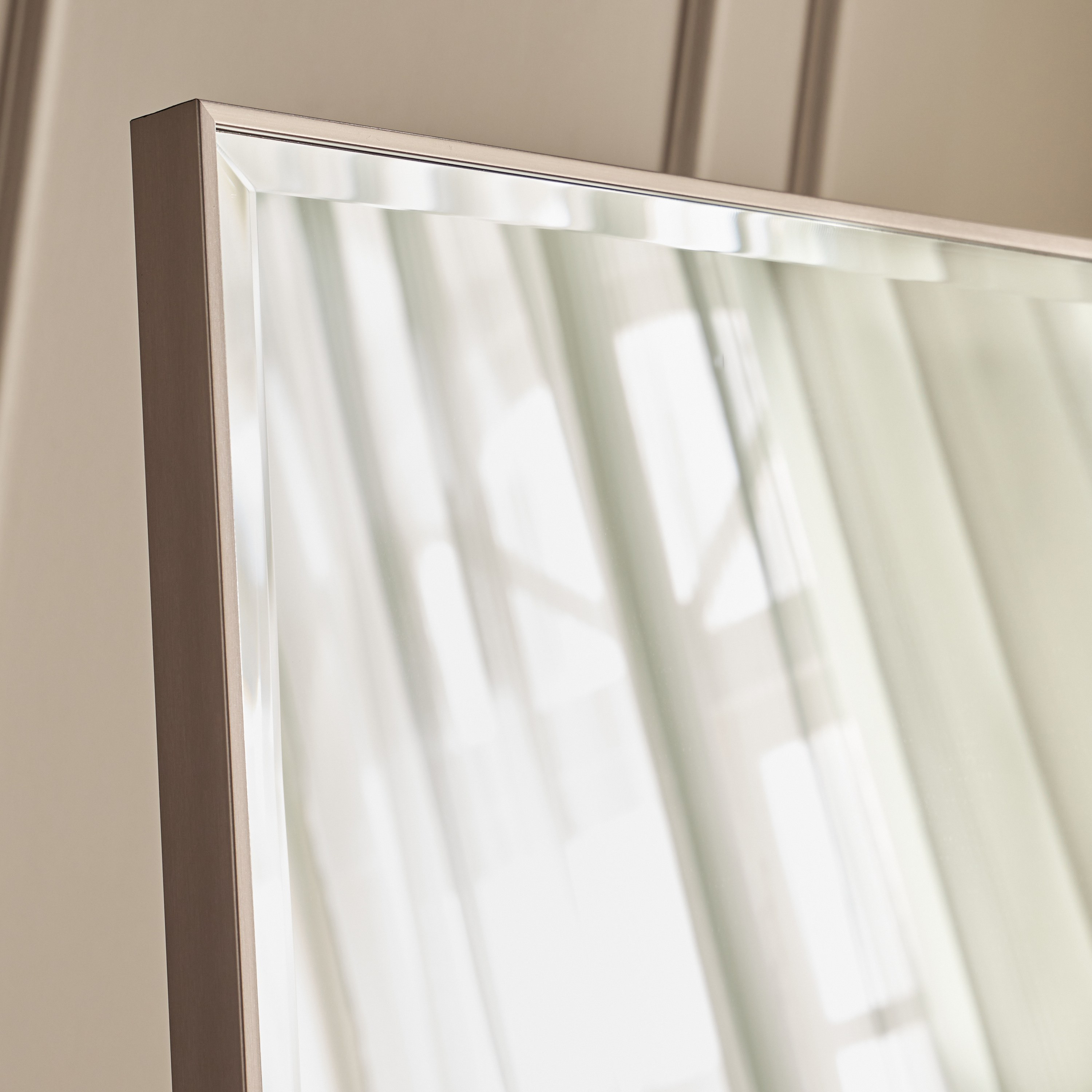 Bryn Bevelled Oversized Floor Mirror - 162x62 cm-household-walldecorandmirrors-mirrors-floormirrors-image-2