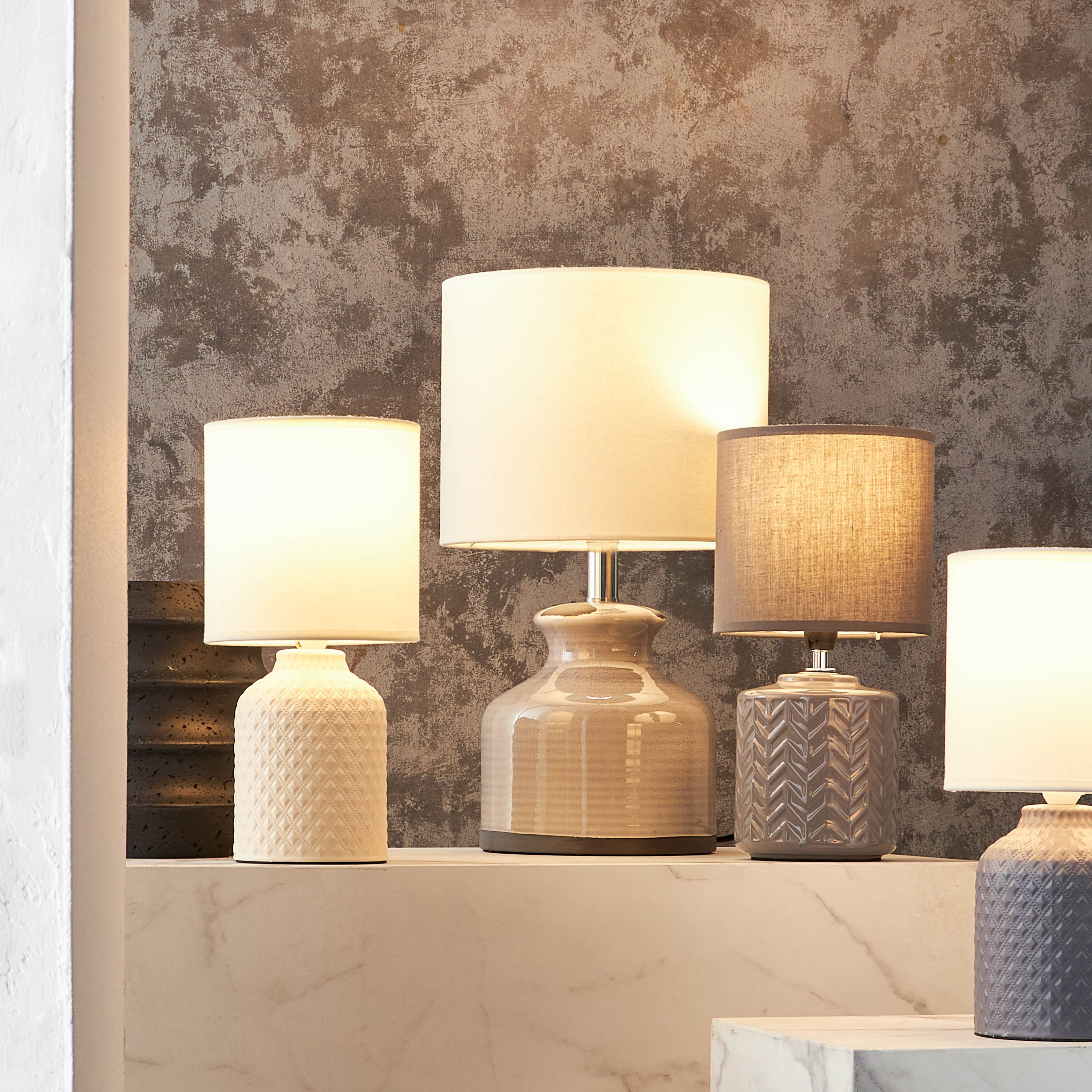 مصباح طاولة سيراميك - ويلما - 31 سم-household-lighting-tableanddesklamps-image-5