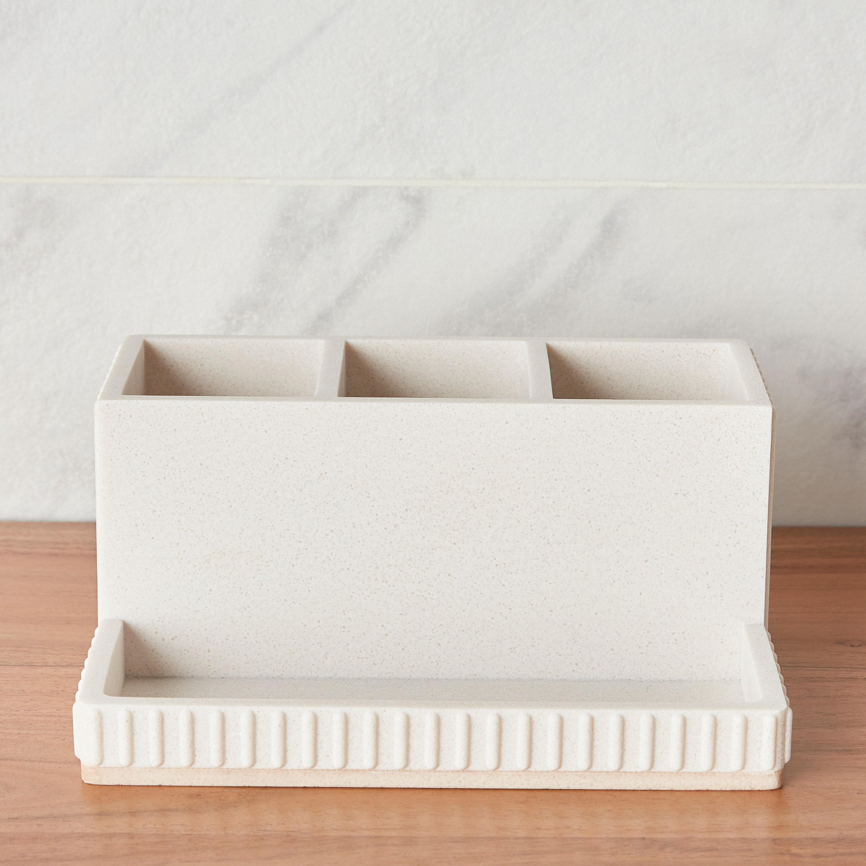 Avant 4-Partition Vanity Organiser-household-bathandlaundry-bathaccessories-toothbrushholdersandtumblers-image-2
