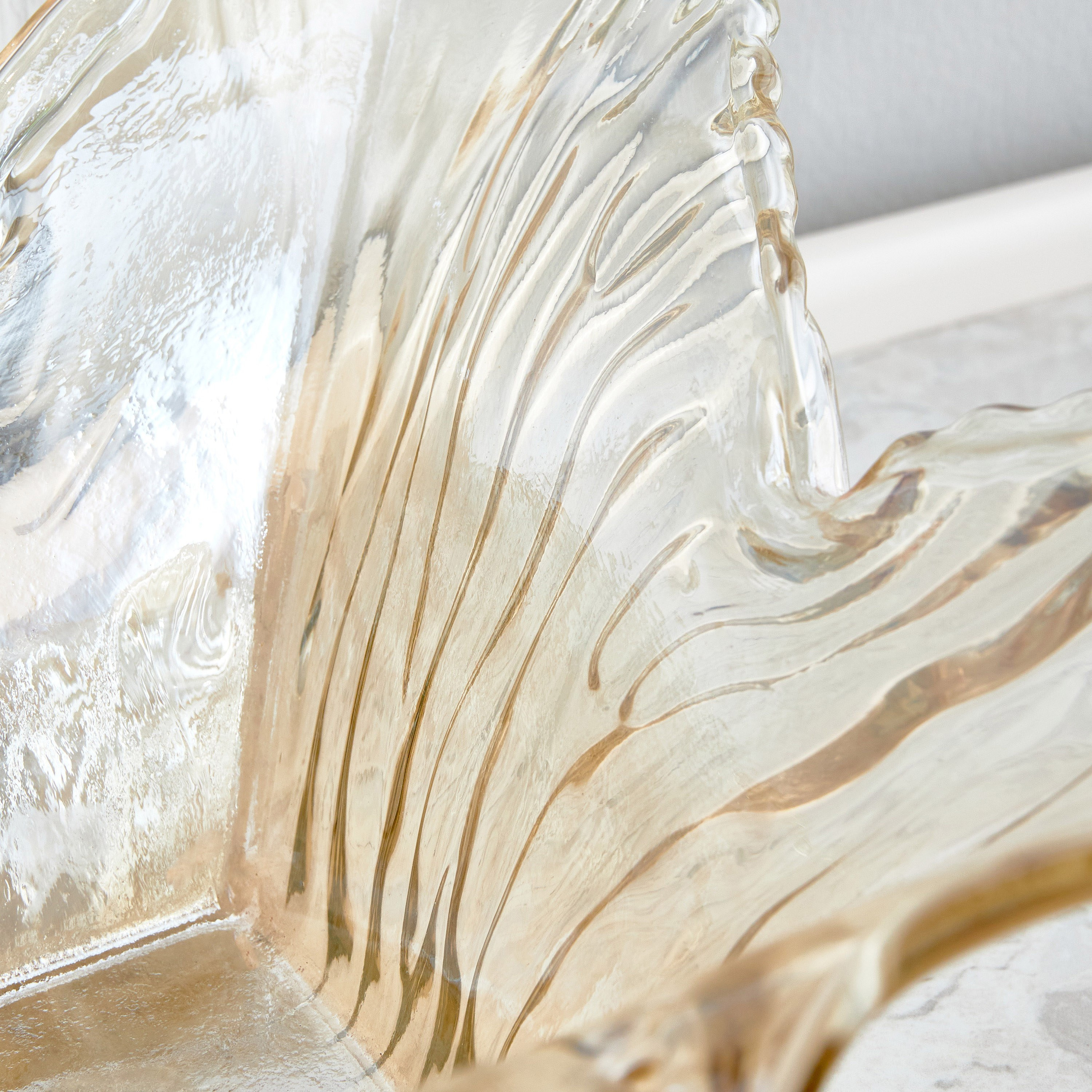 Radice Glass Decorative Wide Bowl - 45x45 cm-household-decor-vasesandbowls-image-2