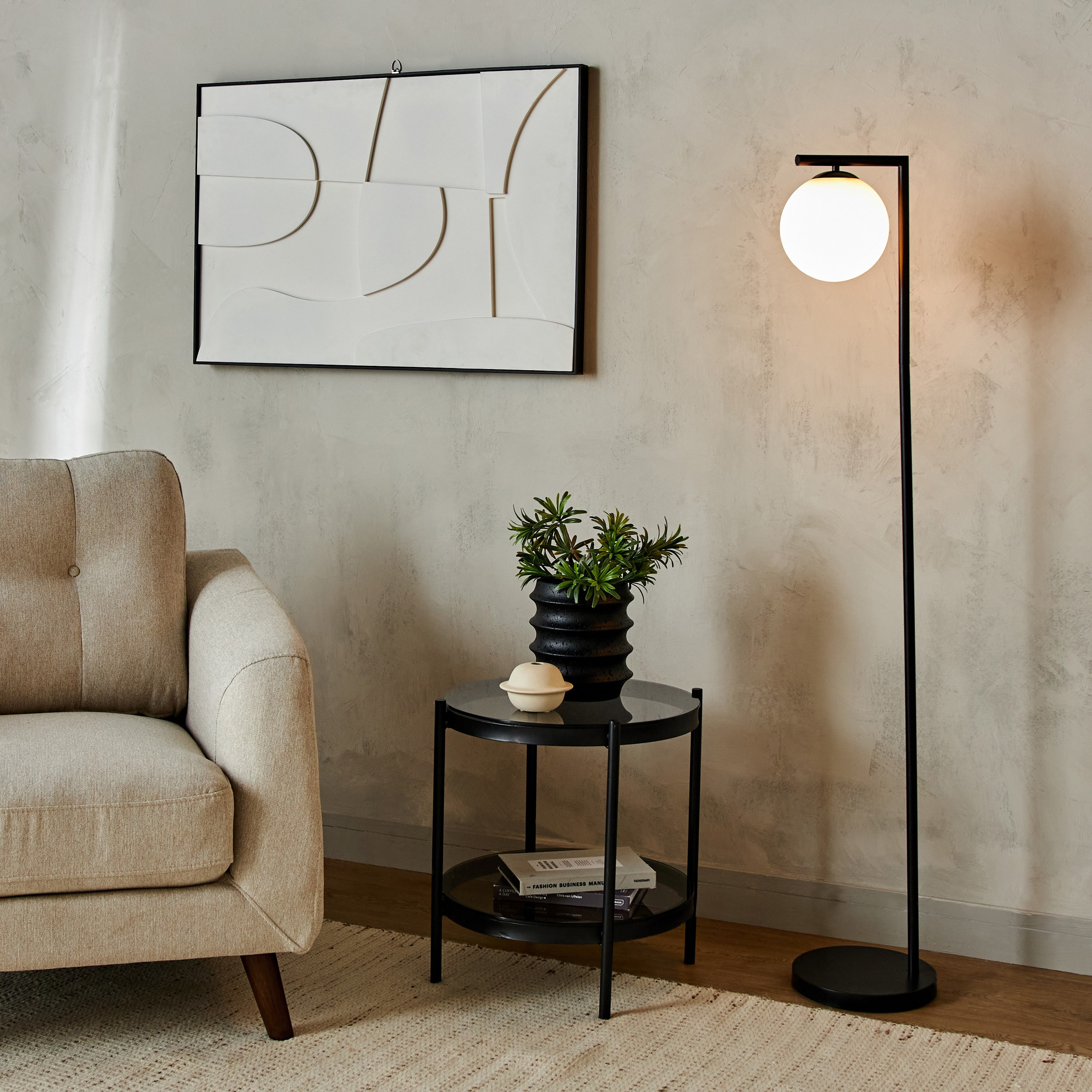 مصباح أرضية معدن - أمينة - 144  سم-household-lighting-floorlamps-image-4