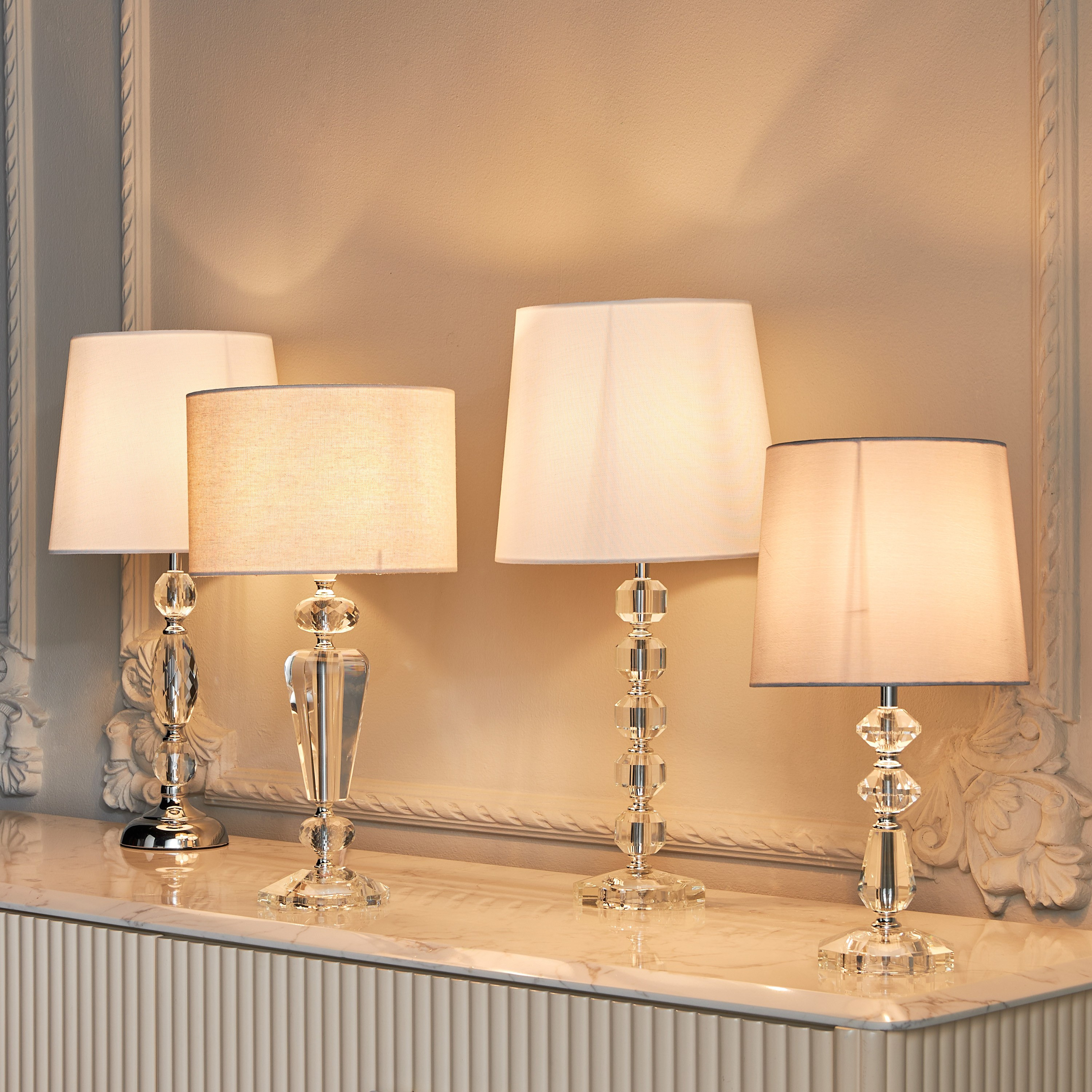 Abriella Crystal Table Lamp - 52 cm-household-lighting-tableanddesklamps-image-5