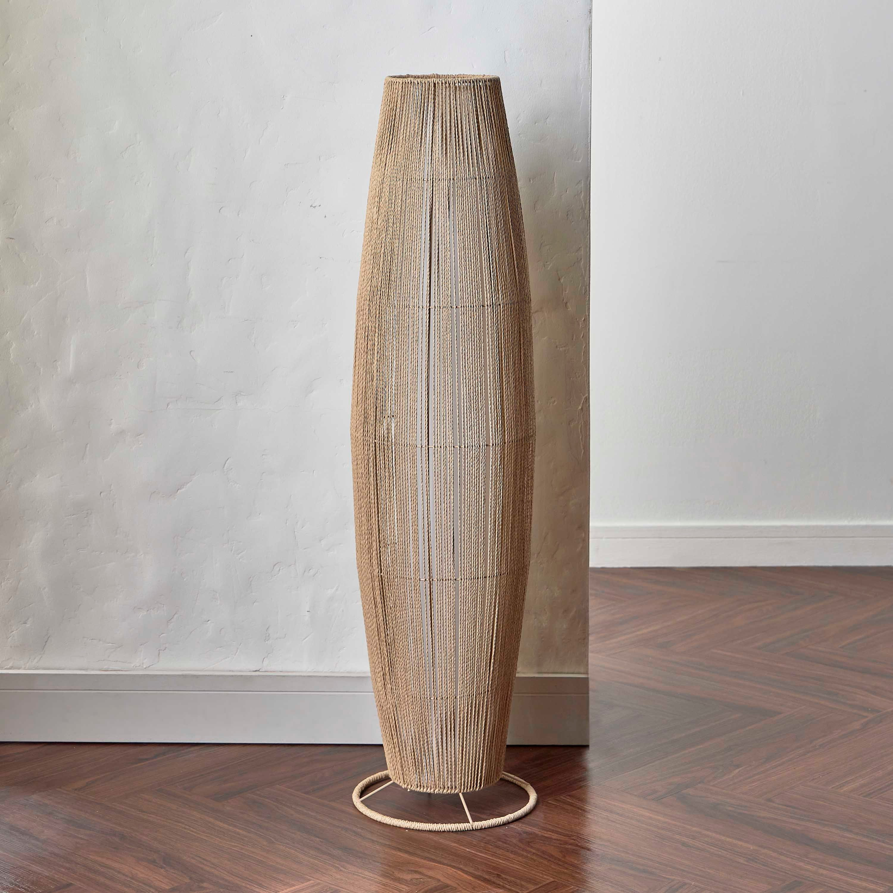 Brynn Paper Rope Floor Lamp - 120 cm-household-lighting-floorlamps-image-1