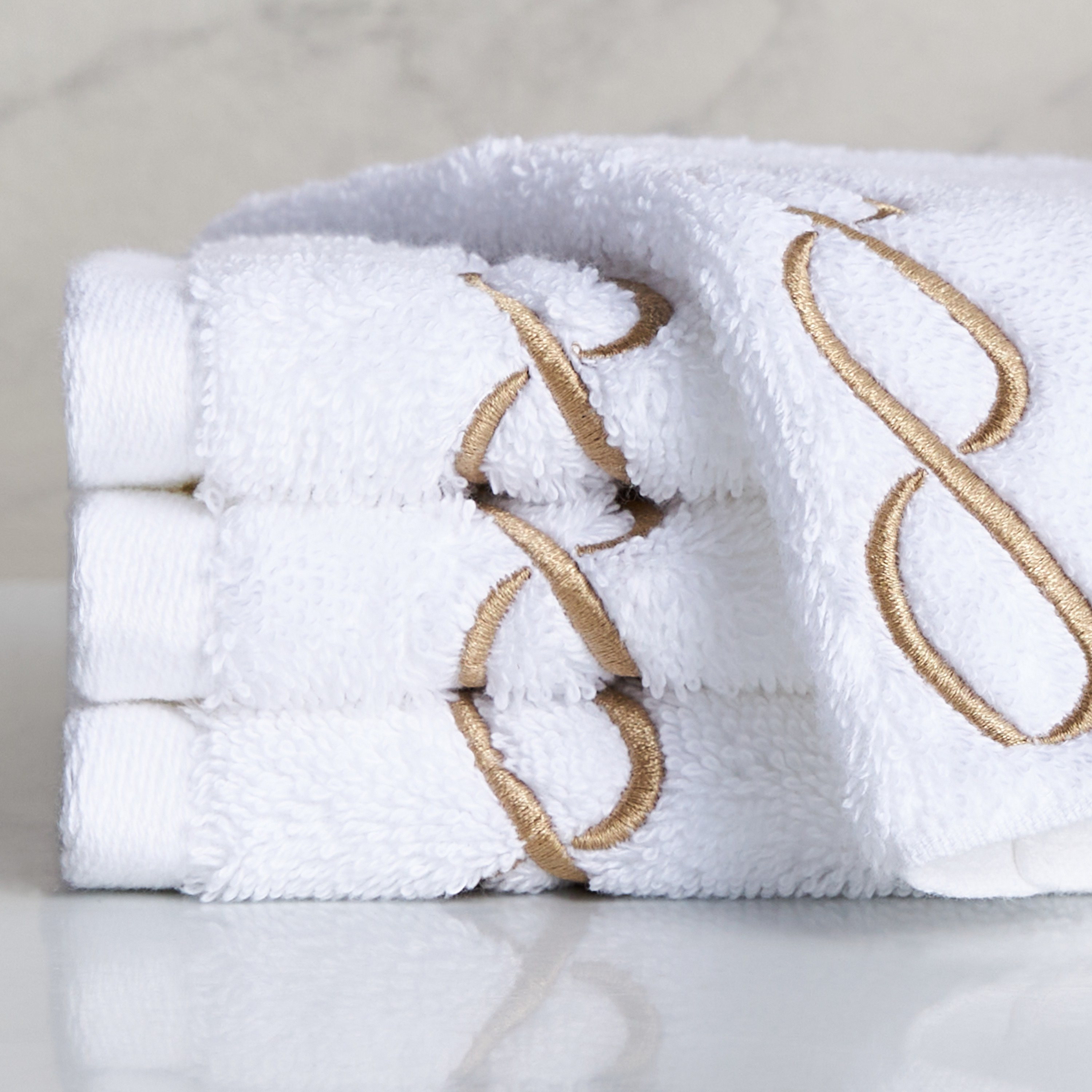 طقم مناشف صغيرة 4 قطع - ويفز - 30x30 سم-household-bathandlaundry-bathlinen-towels-image-2