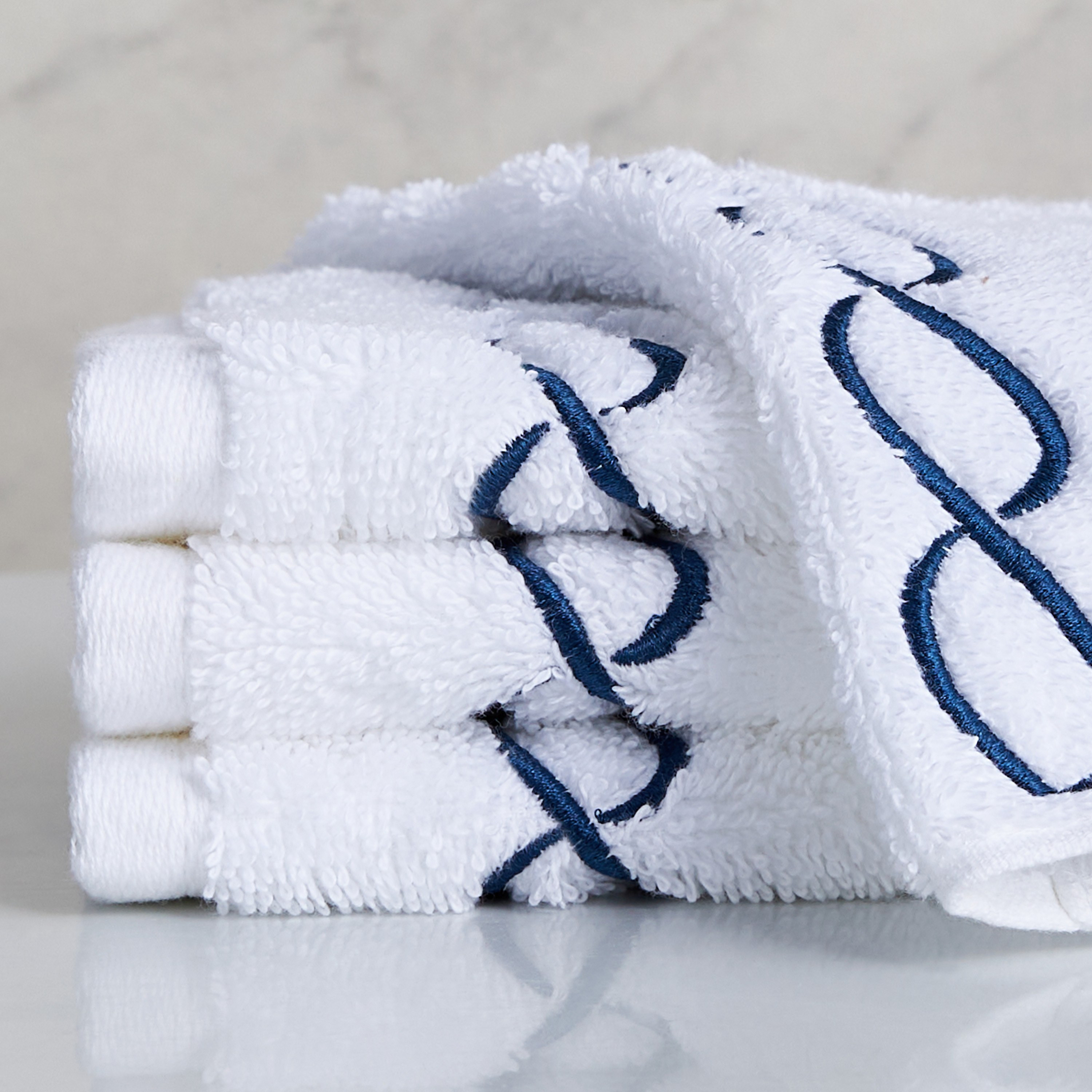 طقم مناشف صغيرة 4 قطع - ويفز - 30x30 سم-household-bathandlaundry-bathlinen-towels-image-10