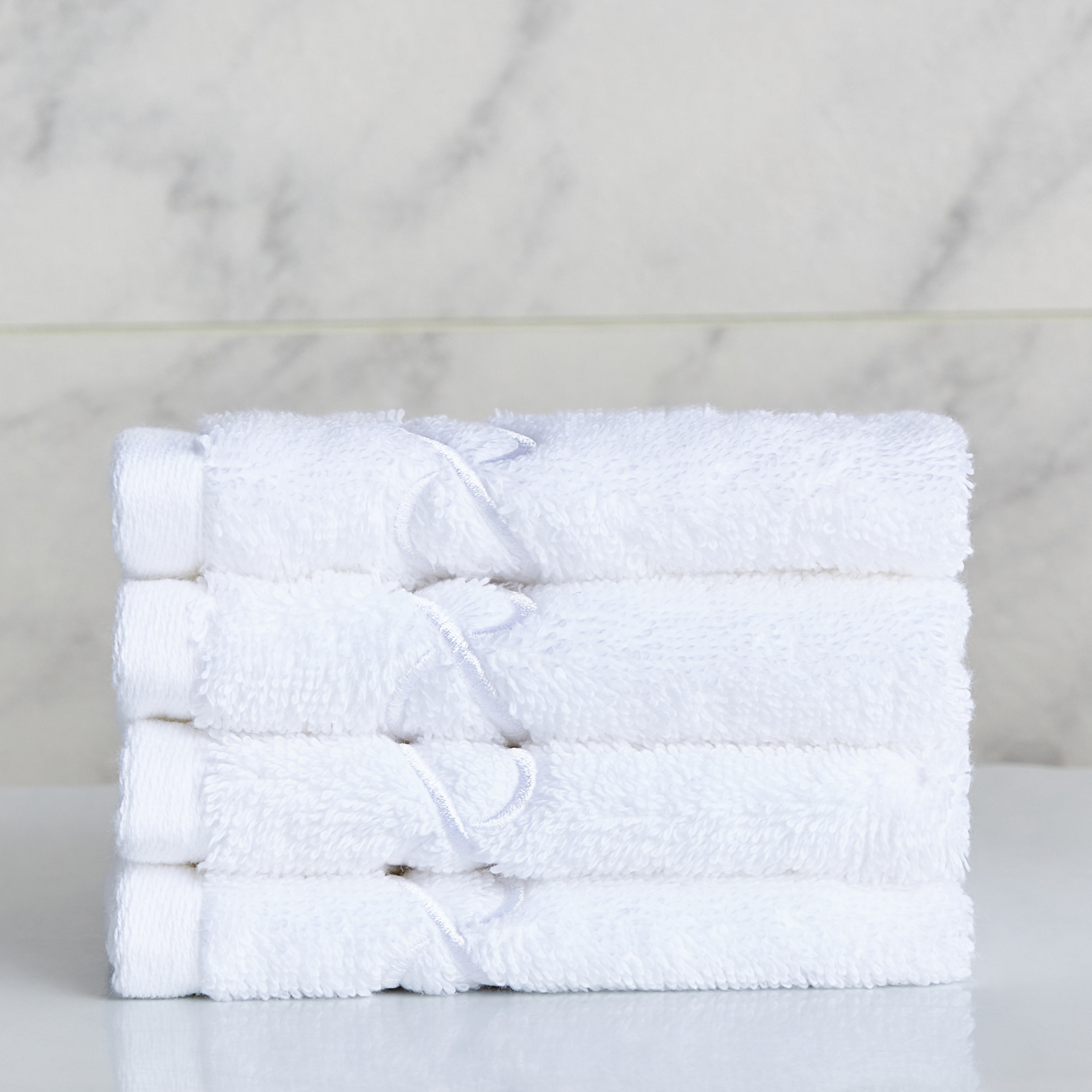 طقم مناشف صغيرة 4 قطع - ويفز - 30x30 سم-household-bathandlaundry-bathlinen-towels-image-1