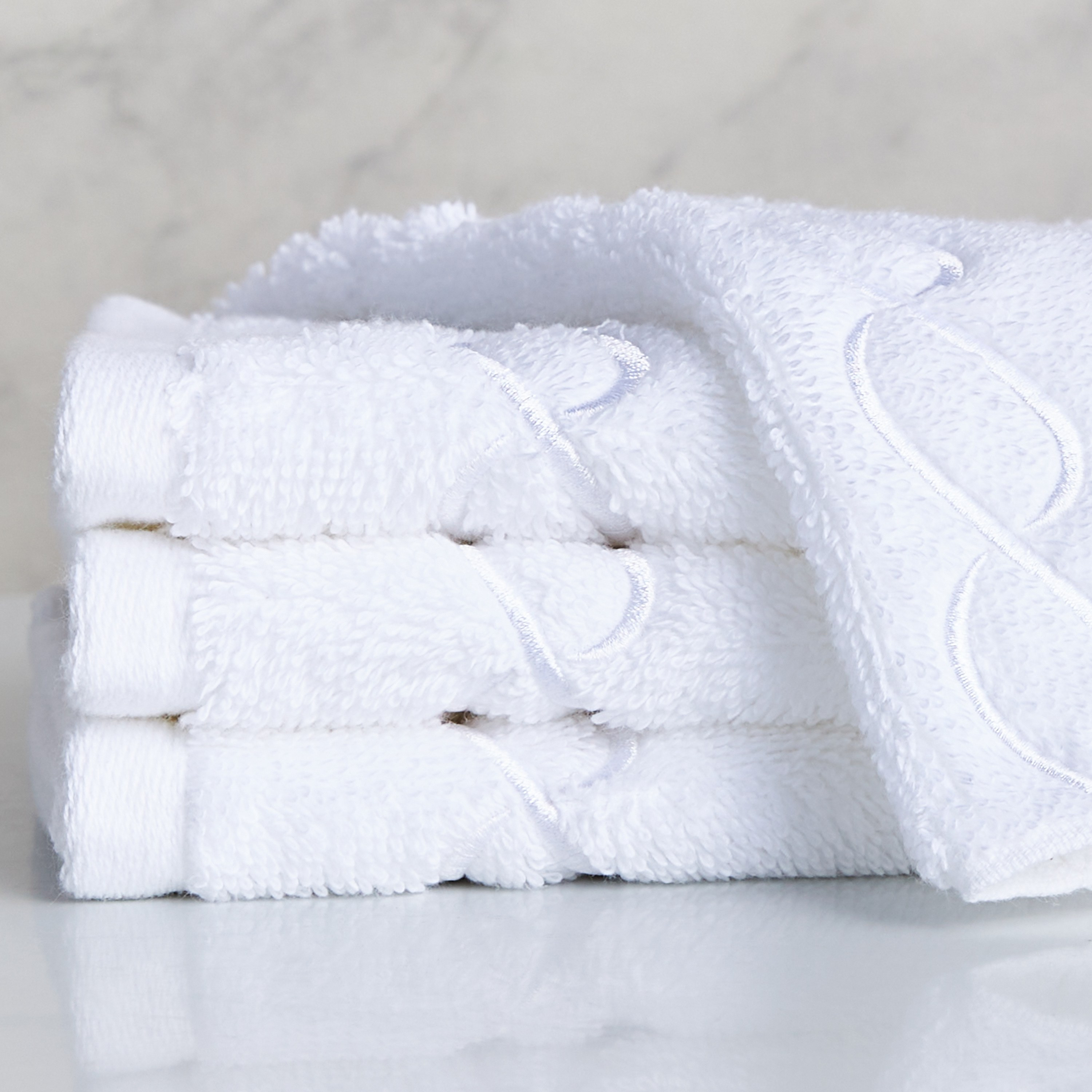 طقم مناشف صغيرة 4 قطع - ويفز - 30x30 سم-household-bathandlaundry-bathlinen-towels-image-2