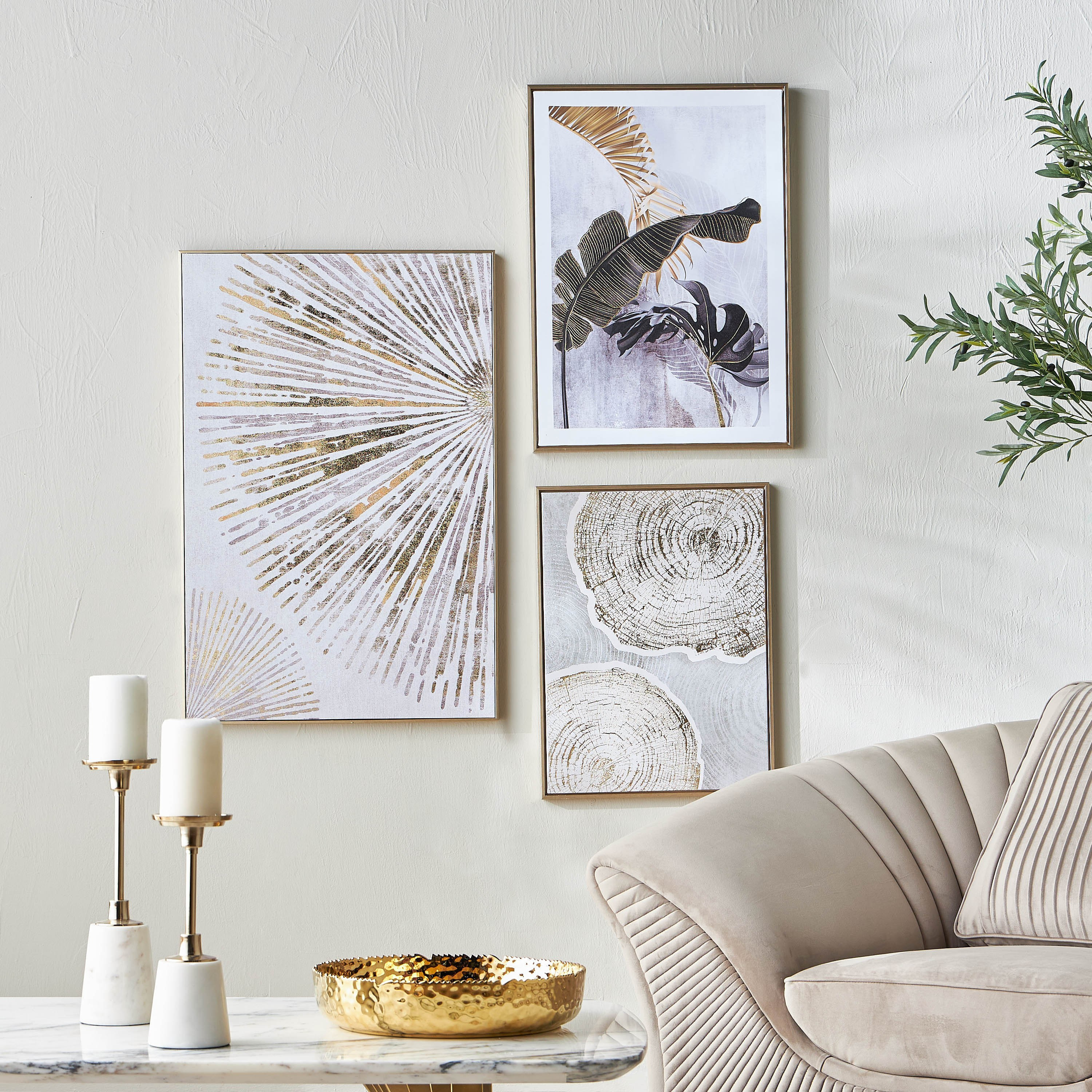 Pilar Framed Canvas Wall Art - 50x70 cm-household-walldecorandmirrors-wallart-image-4