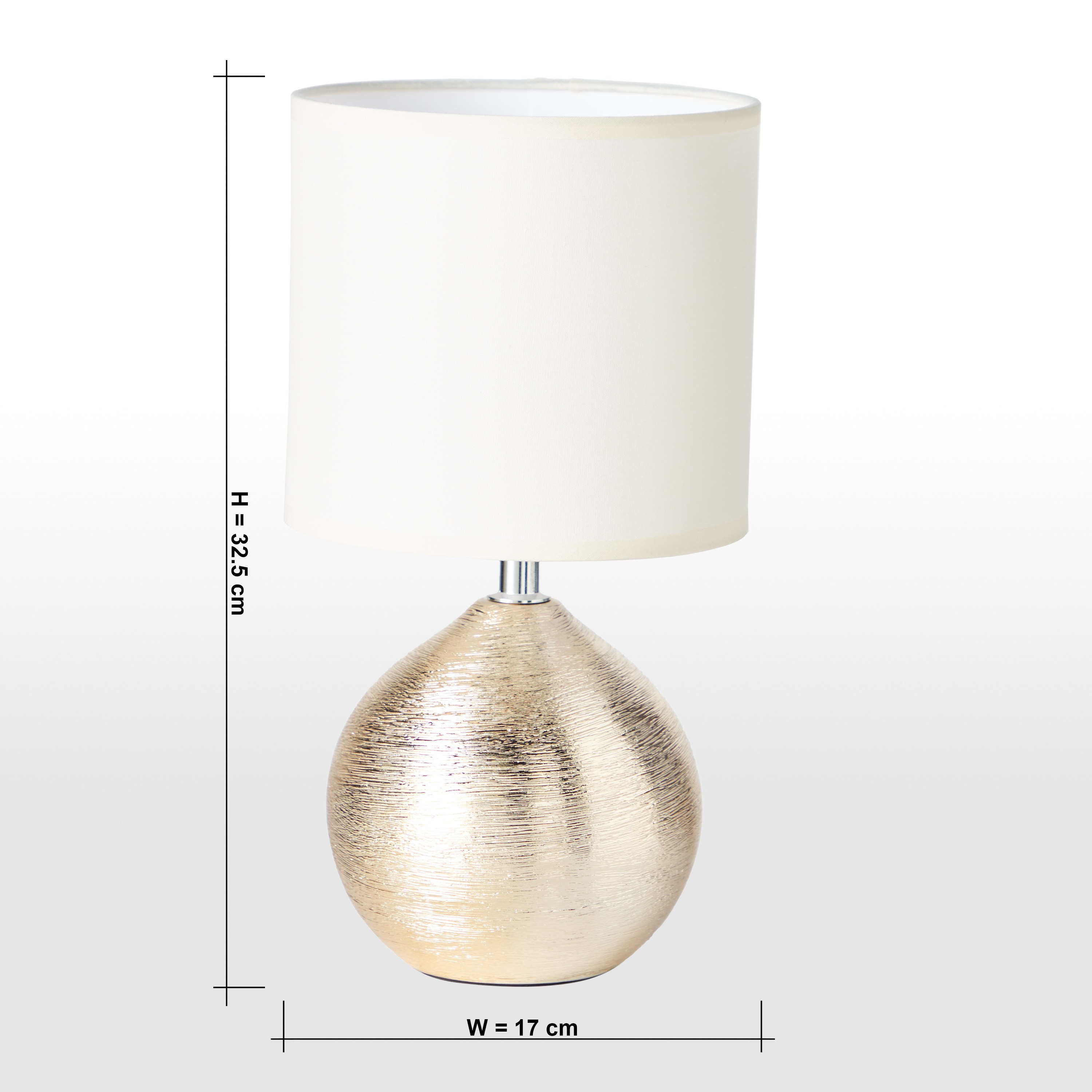 Marie Ceramic Table Lamp - 33 cm-household-lighting-tableanddesklamps-image-6