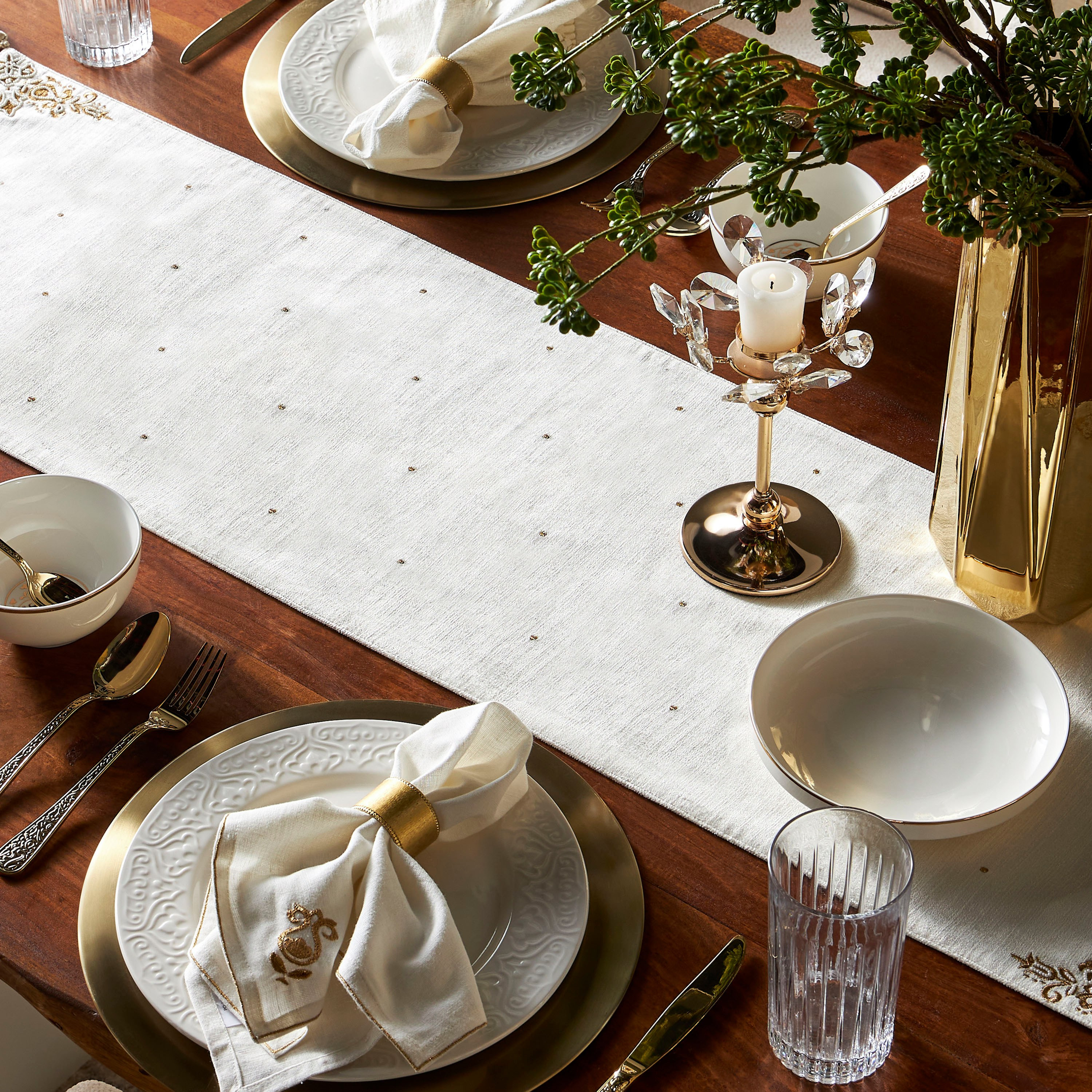مفرش - فراي - 33x120 سم-household-dining-tablelinen-runnersandtablecovers-image-4