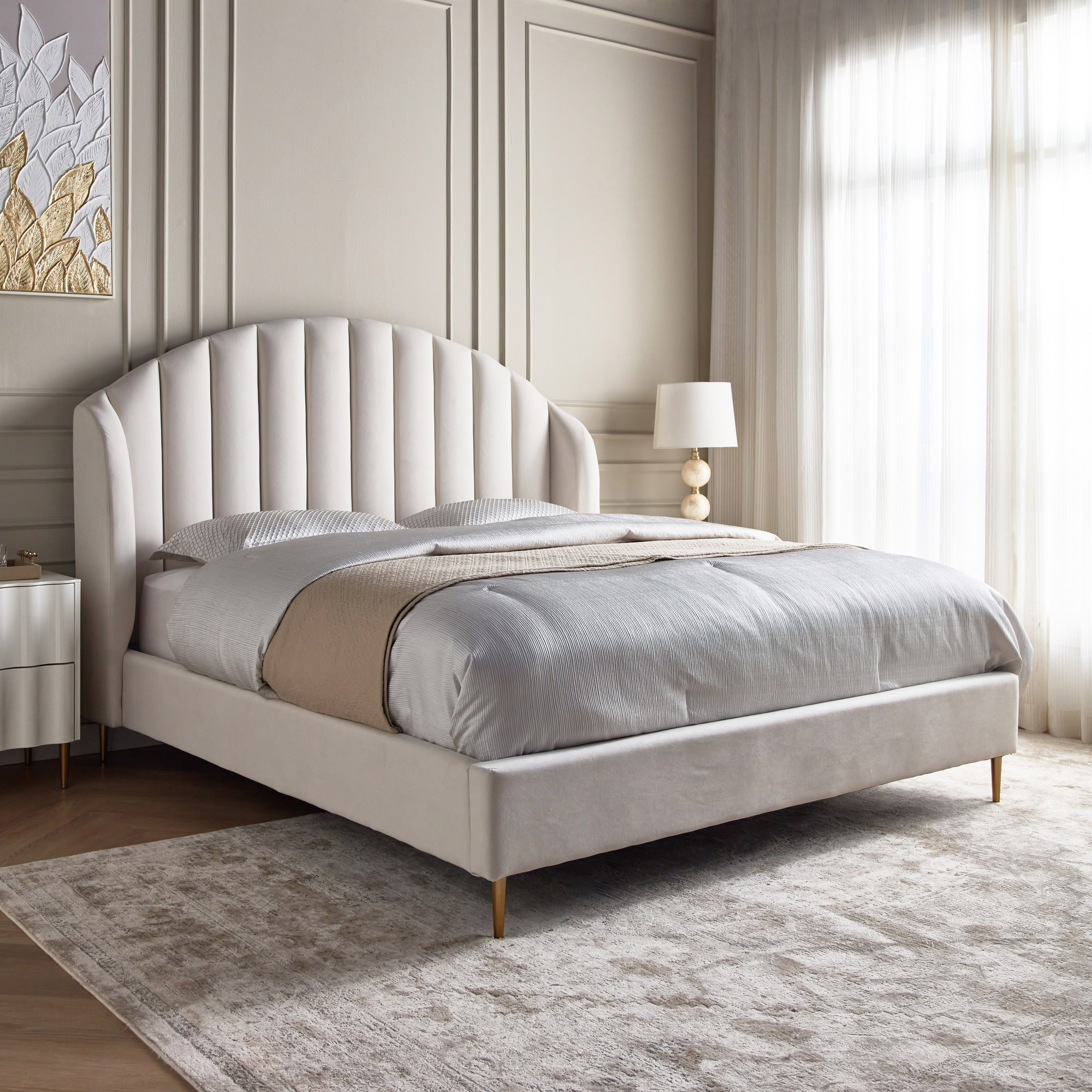 Swirl King Bed - 180x200 cm