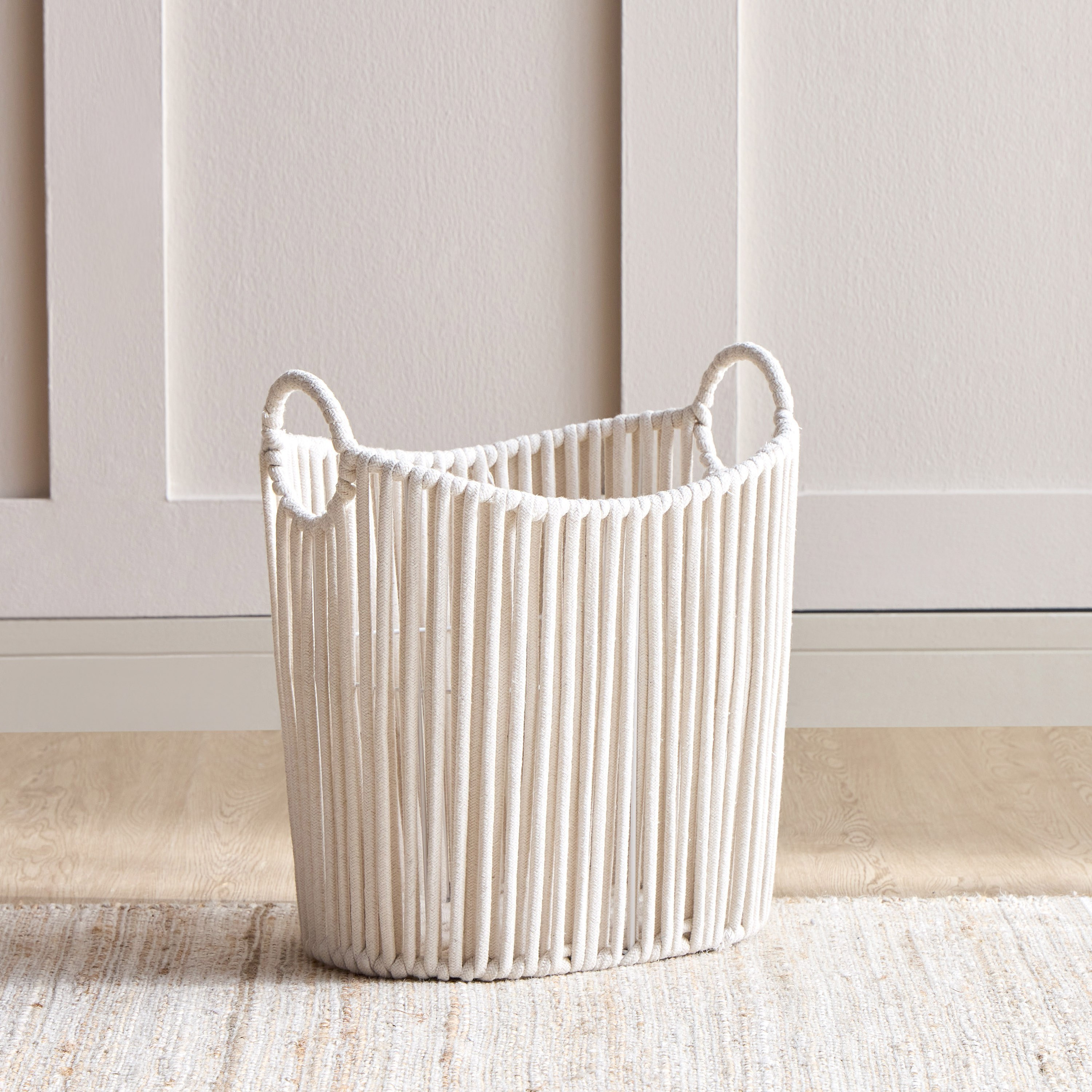 Chesca Cotton Rope Storage Basket-household-storage-storagesolutions-storageboxesandbaskets-image-1