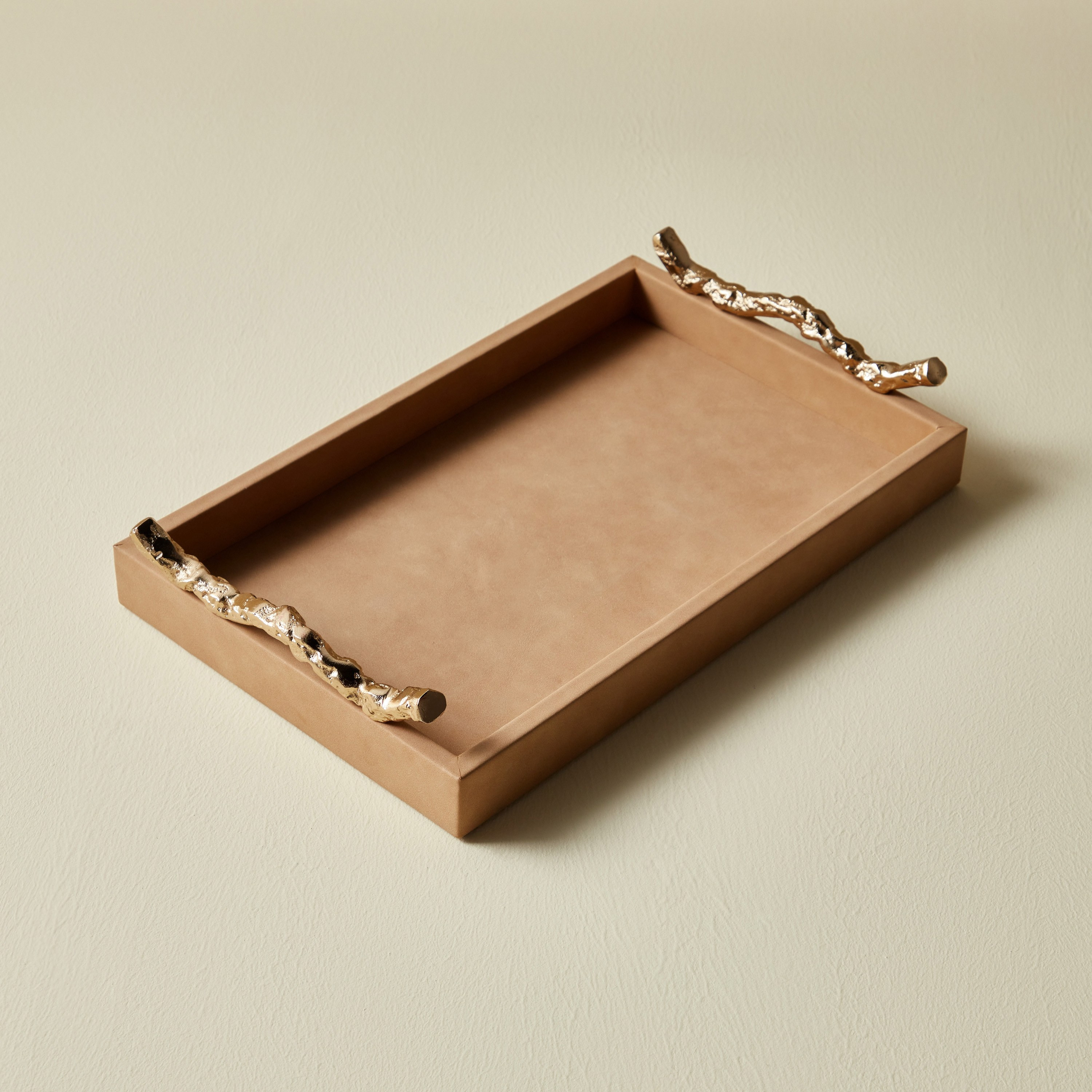 Tan Decorative Tray-household-decor-boxesandtrays-image-1