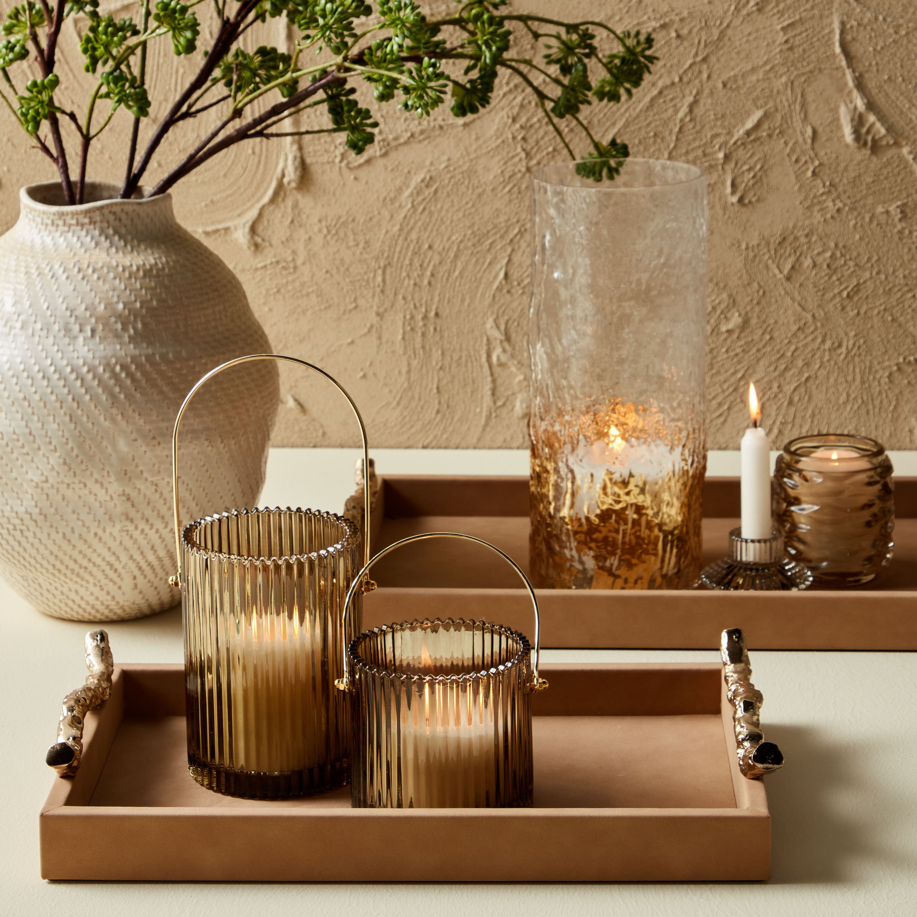 Tan Decorative Tray-household-decor-boxesandtrays-image-3