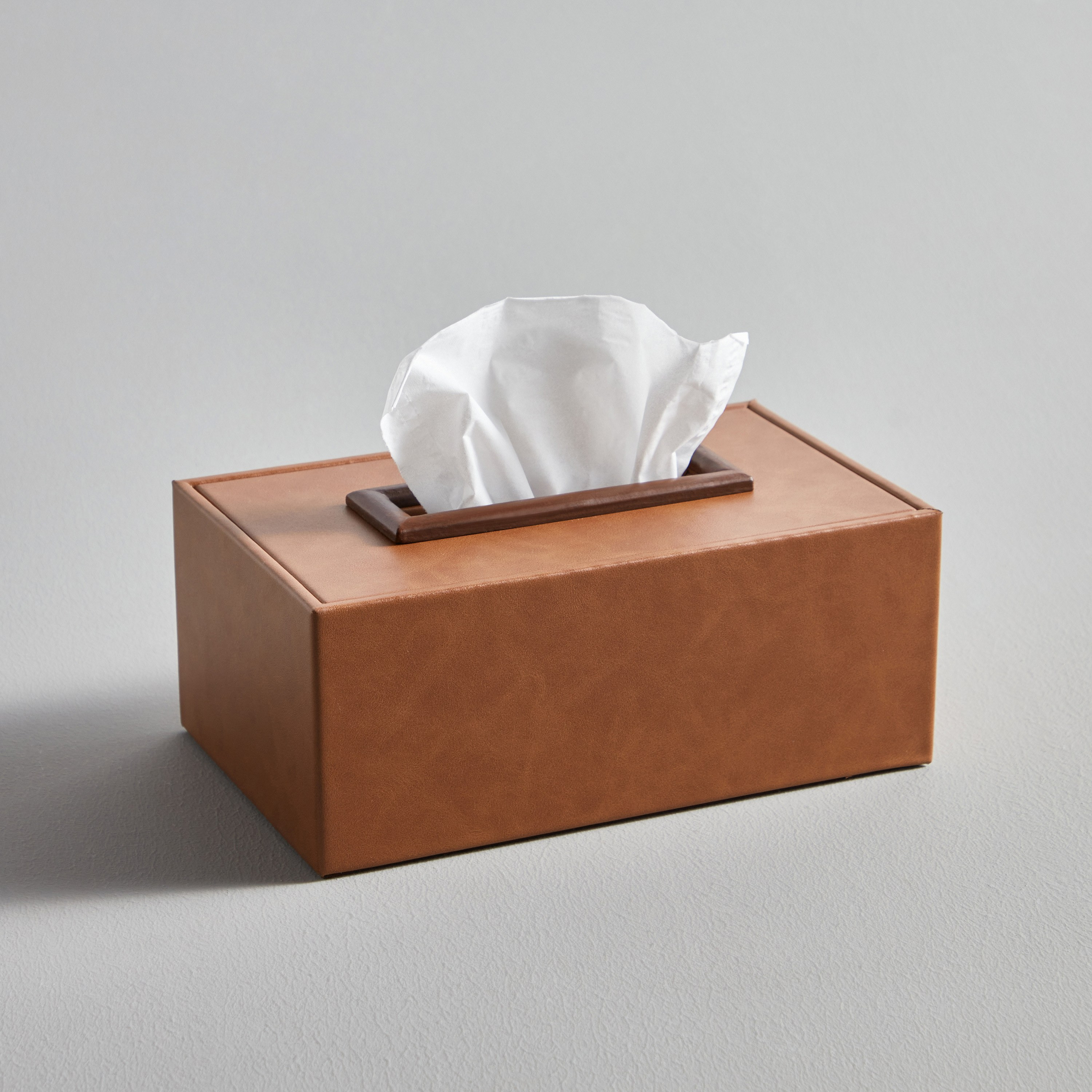 Tan Tissue Holder-household-decor-boxesandtrays-image-1