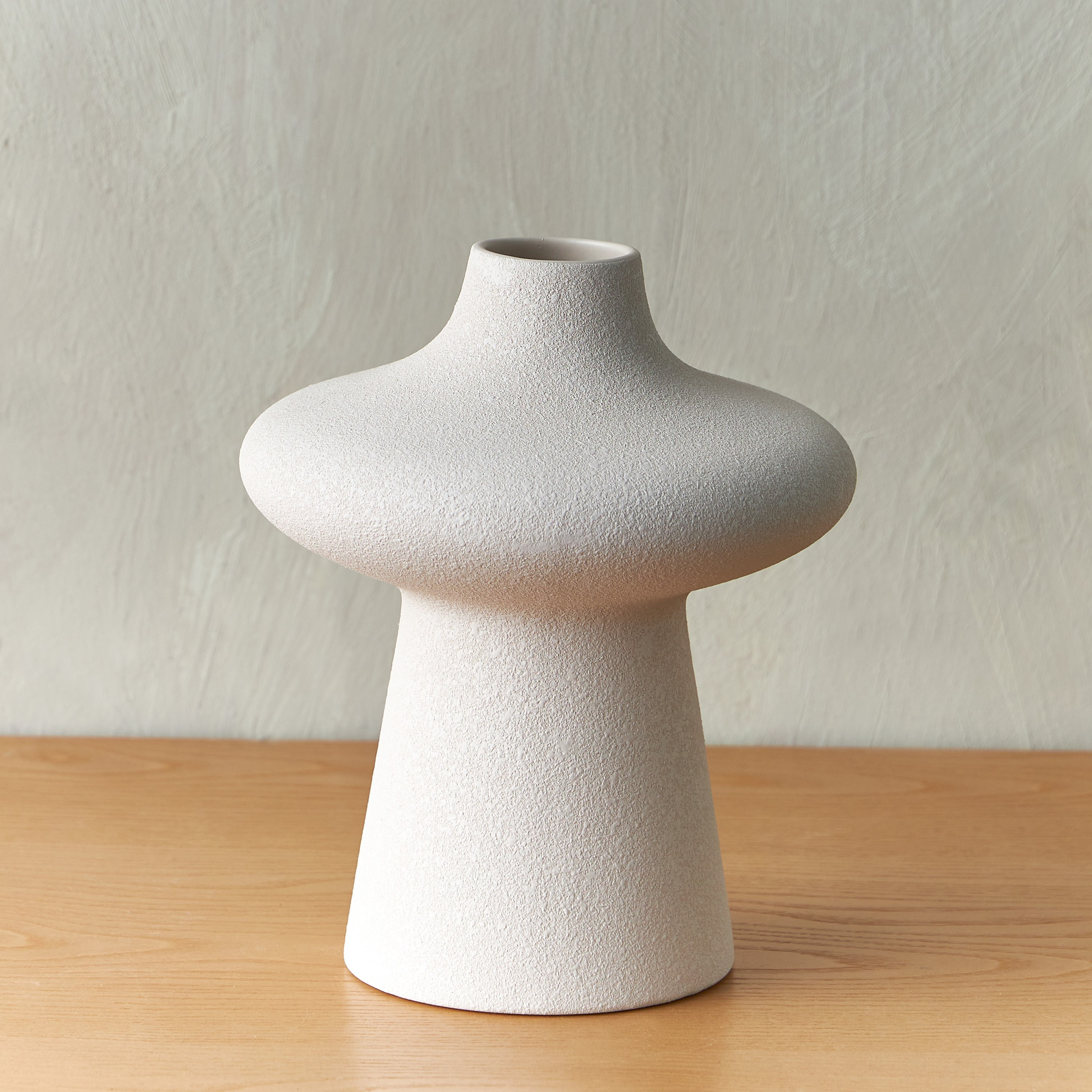 Juan Bubble Belly Ceramic Vase - 21 cm-household-decor-vasesandbowls-image-1