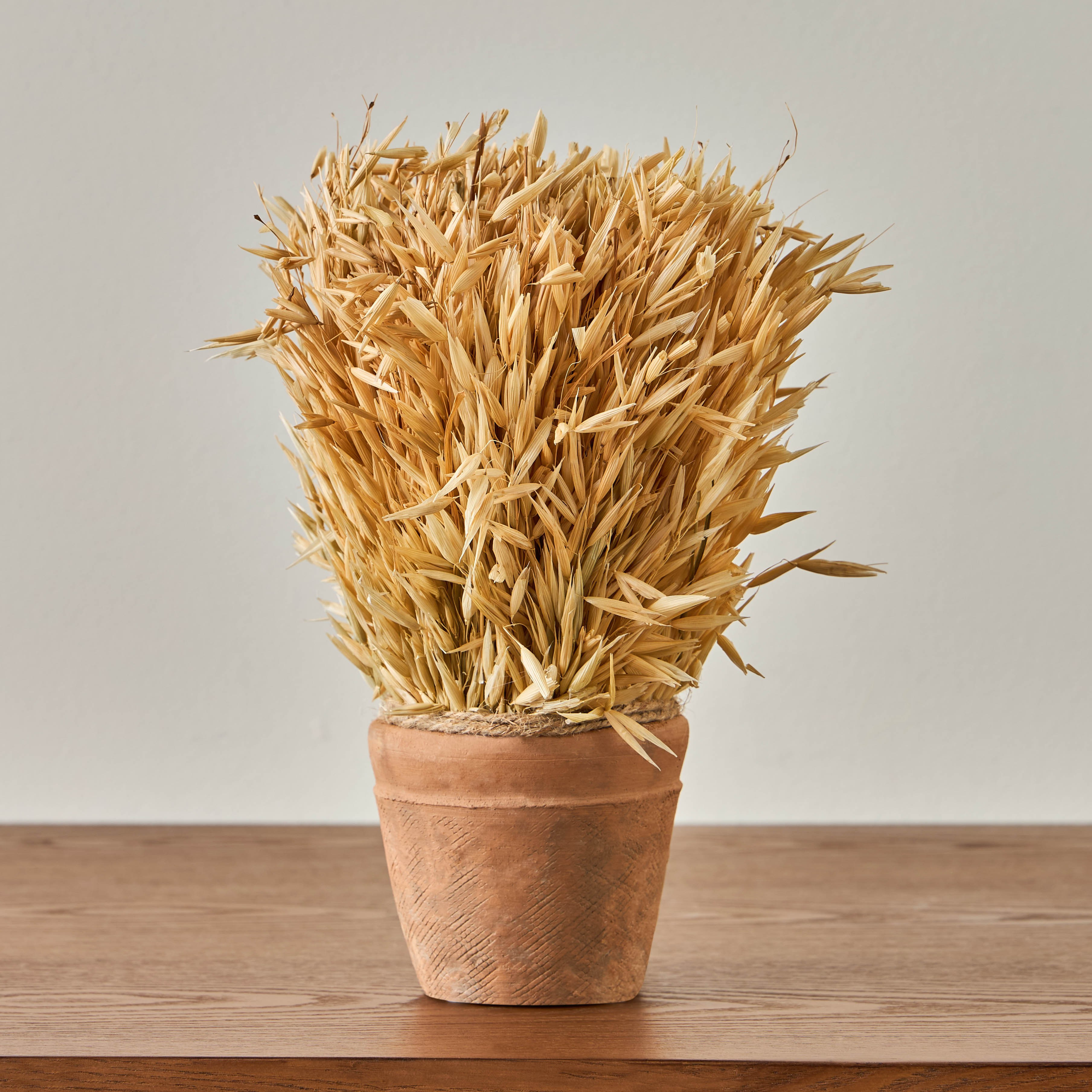 عشب أفانا في وعاء طين- هارفست- 27 سم-household-gardenandoutdoor-artificialplants-pottedplants-image-1