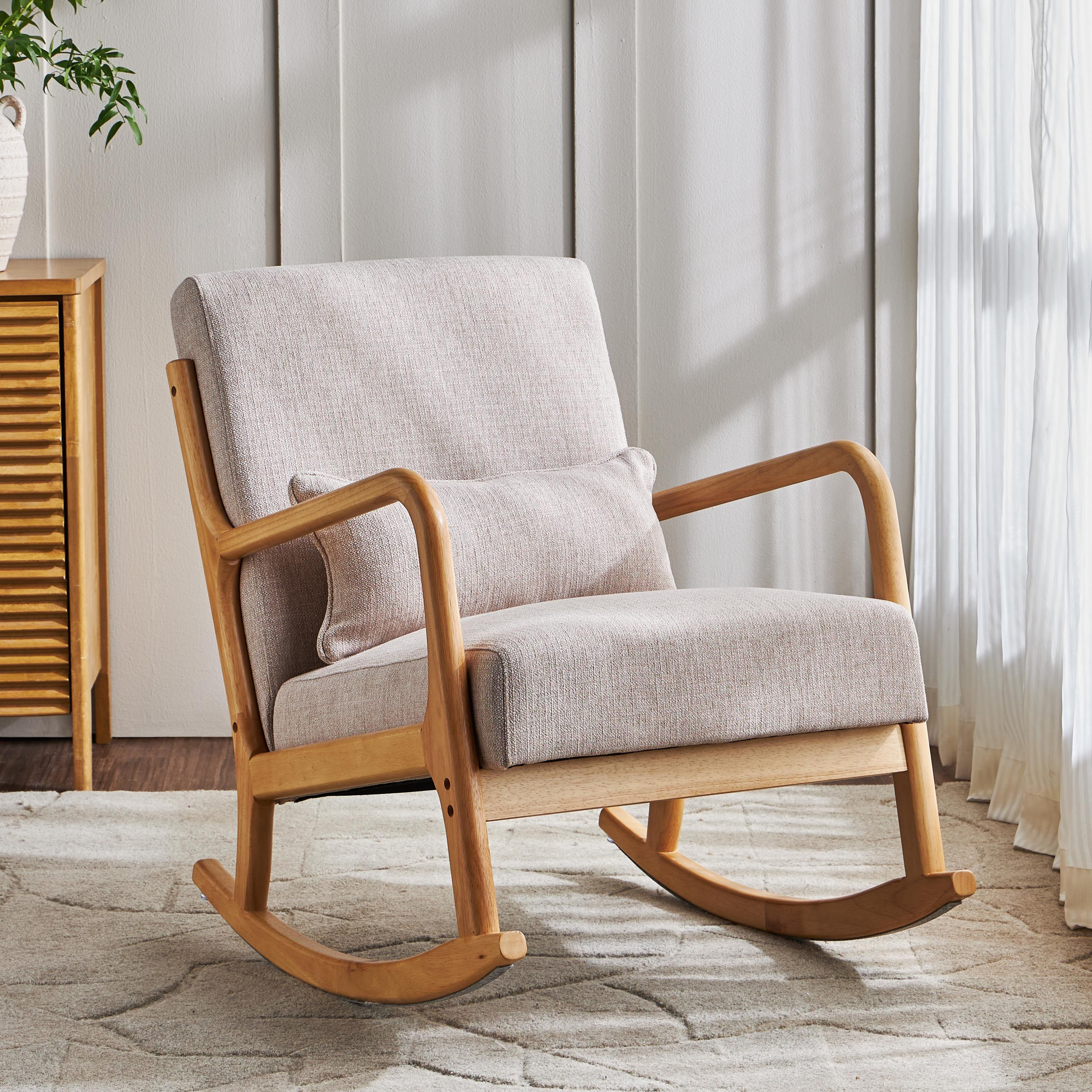 Eli Fabric Rocking Armchair