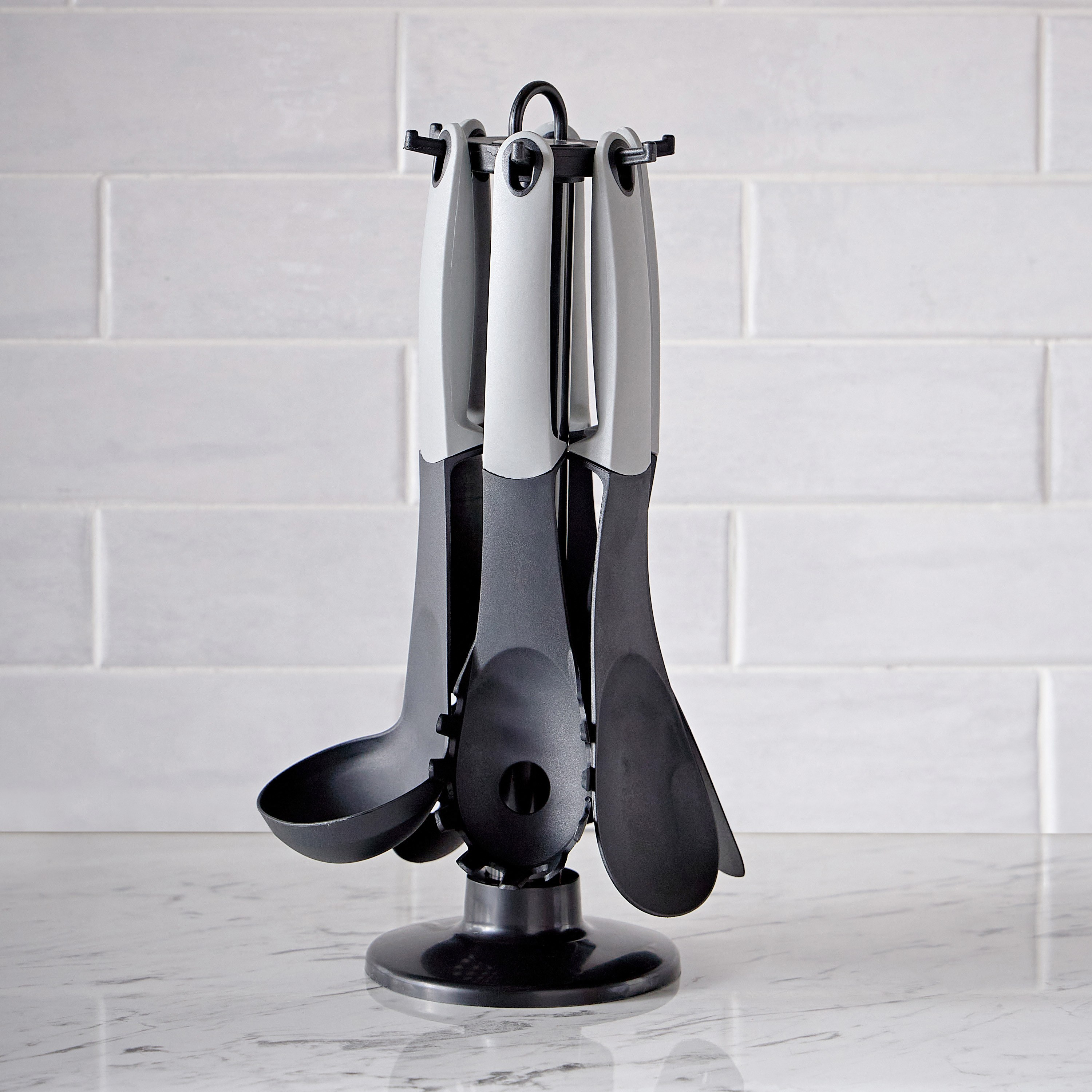 Essential 6-Piece Kitchen Tool Set with Stand