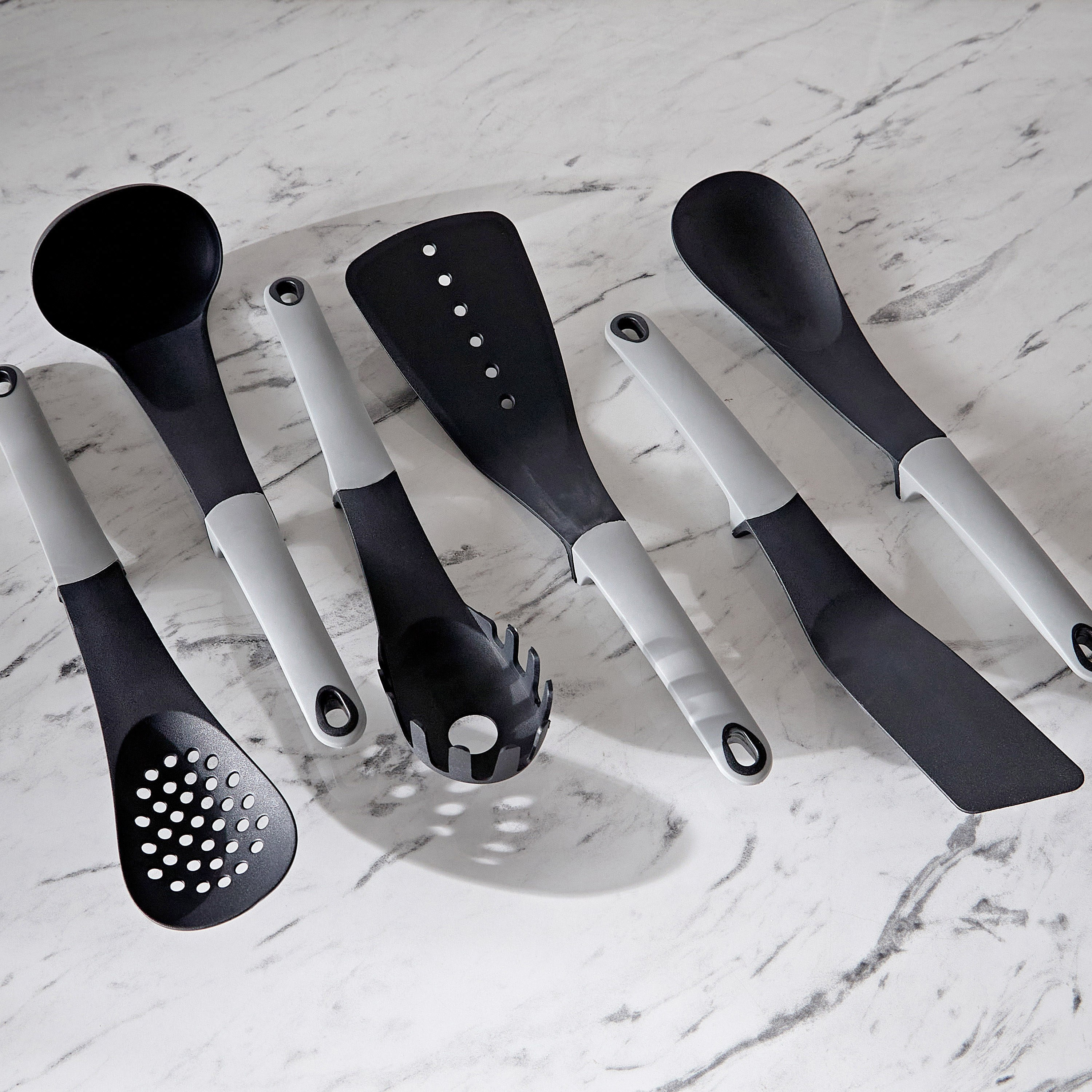 Essential 6-Piece Kitchen Tool Set with Stand-household-kitchen-kitchentoolsandutensils-cookingutensils-image-2