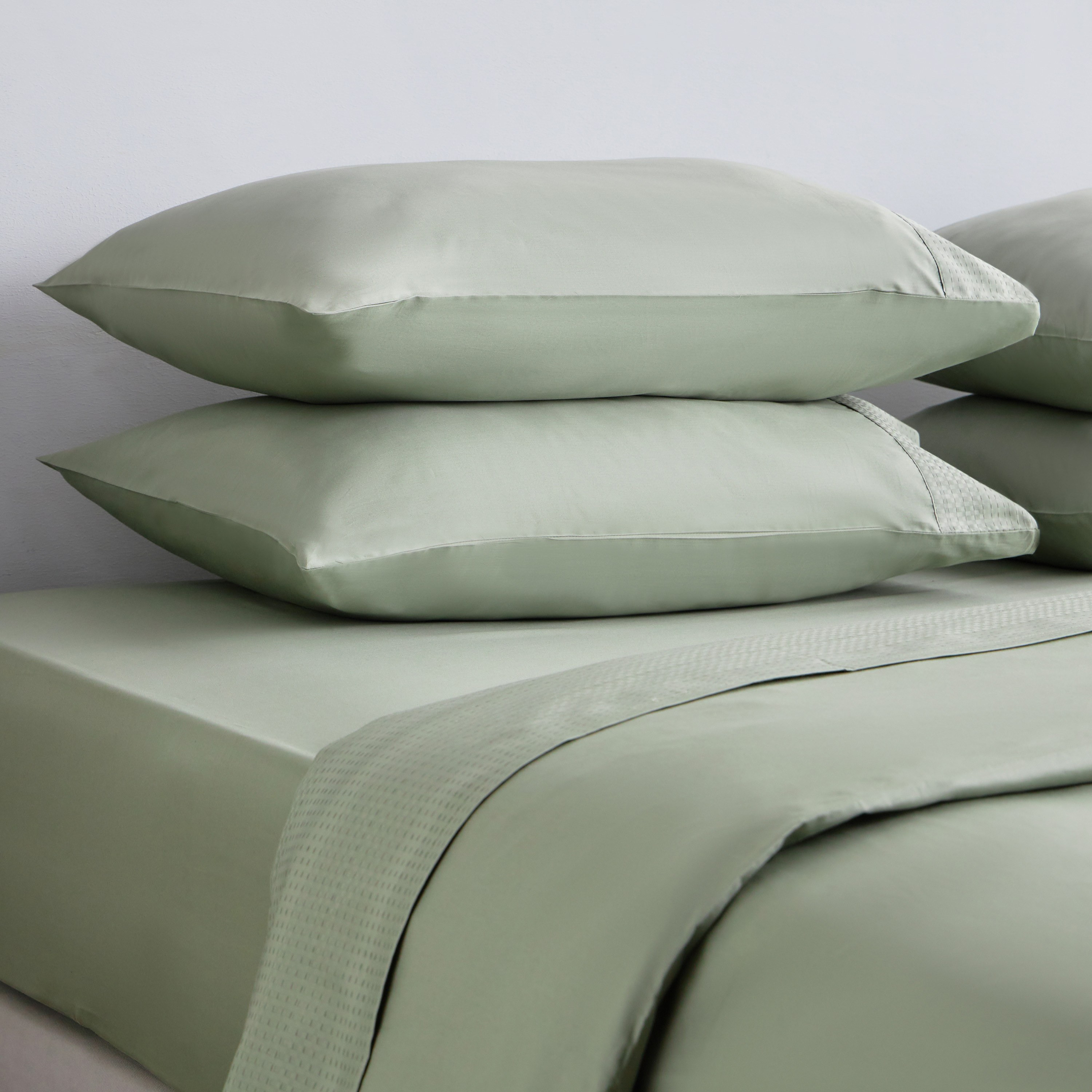 شرشف مسطح كوين قطن بيركال بعدد خيوط 325 - إتيرنتي - 180x270 سم-household-bedding-sheetsandpillowcases-flatsheets-image-4