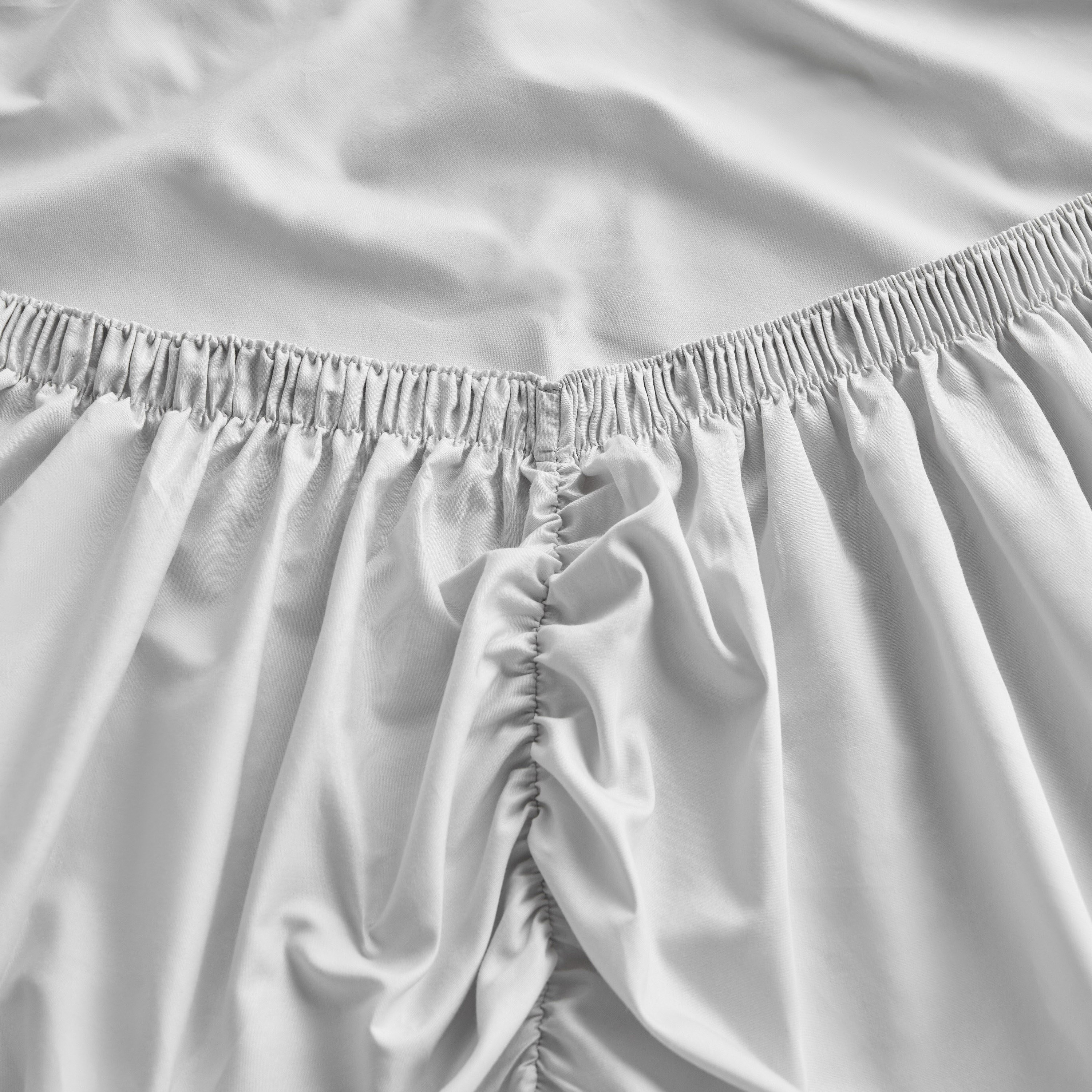 Eternity Cotton Percale 325 Thread Count King Fitted Sheet - 180x205 cm-household-bedding-sheetsandpillowcases-fittedsheets-image-3
