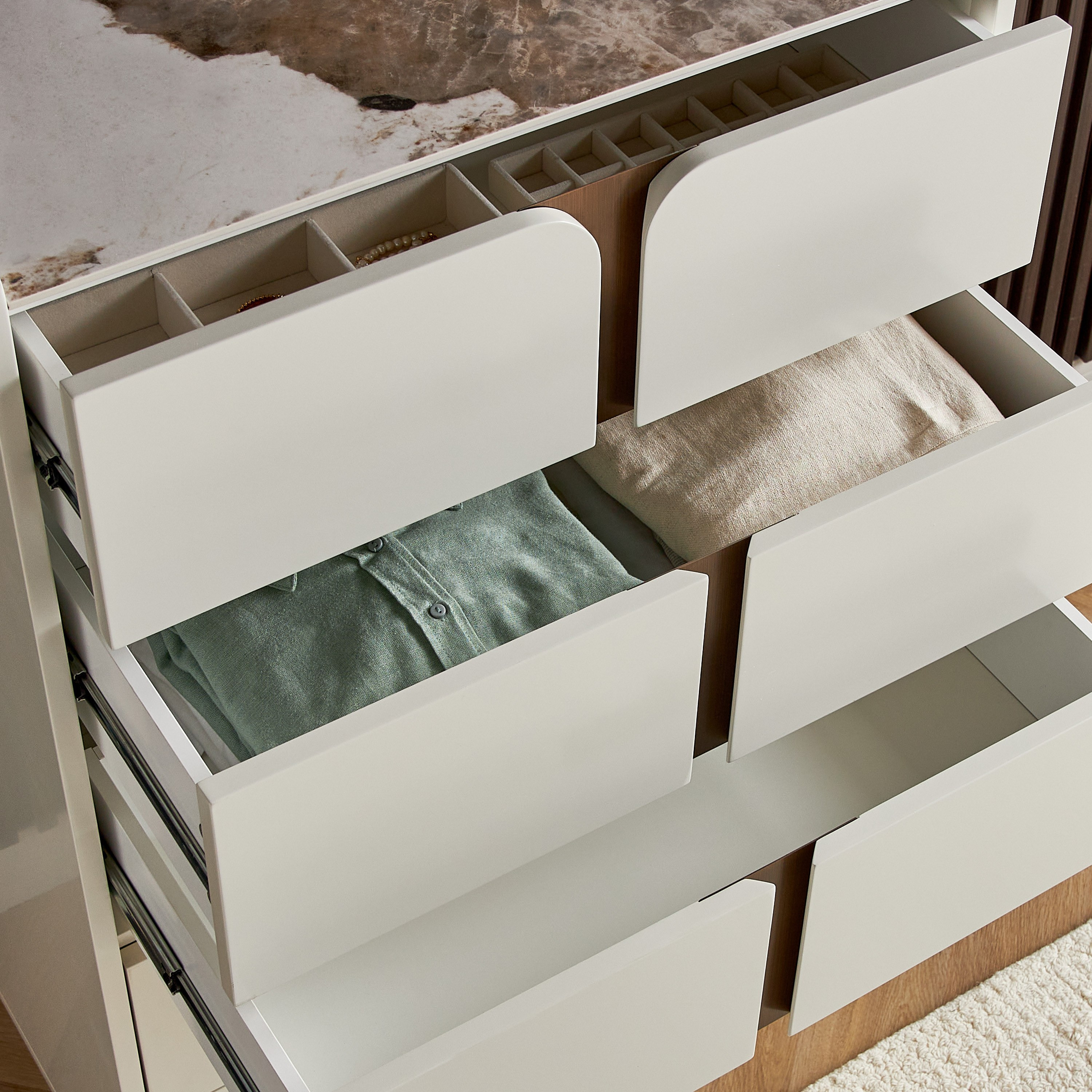 Nordic French Chest of 5-Drawers-furniture-bedroom-chestofdrawers-image-4