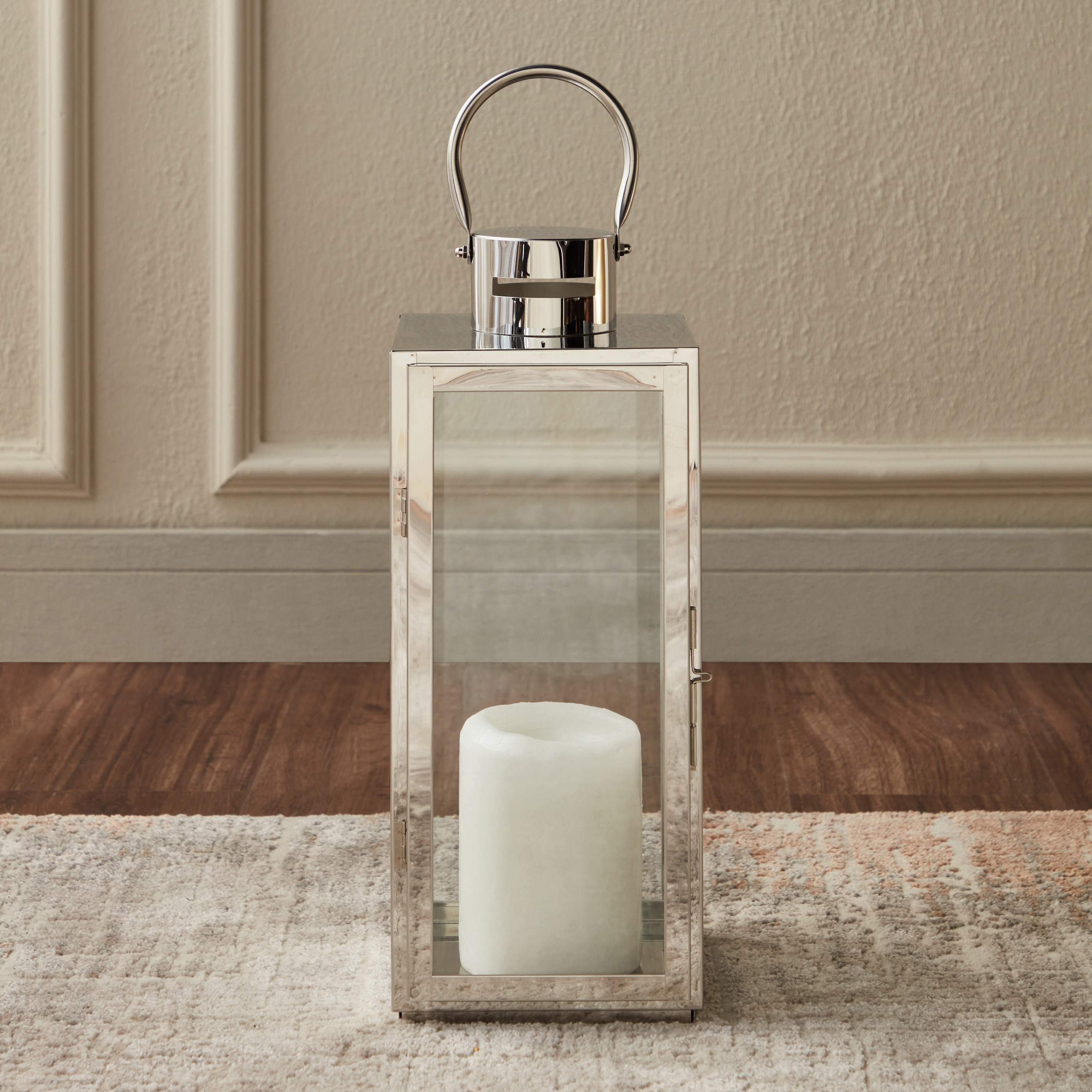 Charles Metal Lantern - 41 cm-household-decor-candleholdersandlanterns-image-1