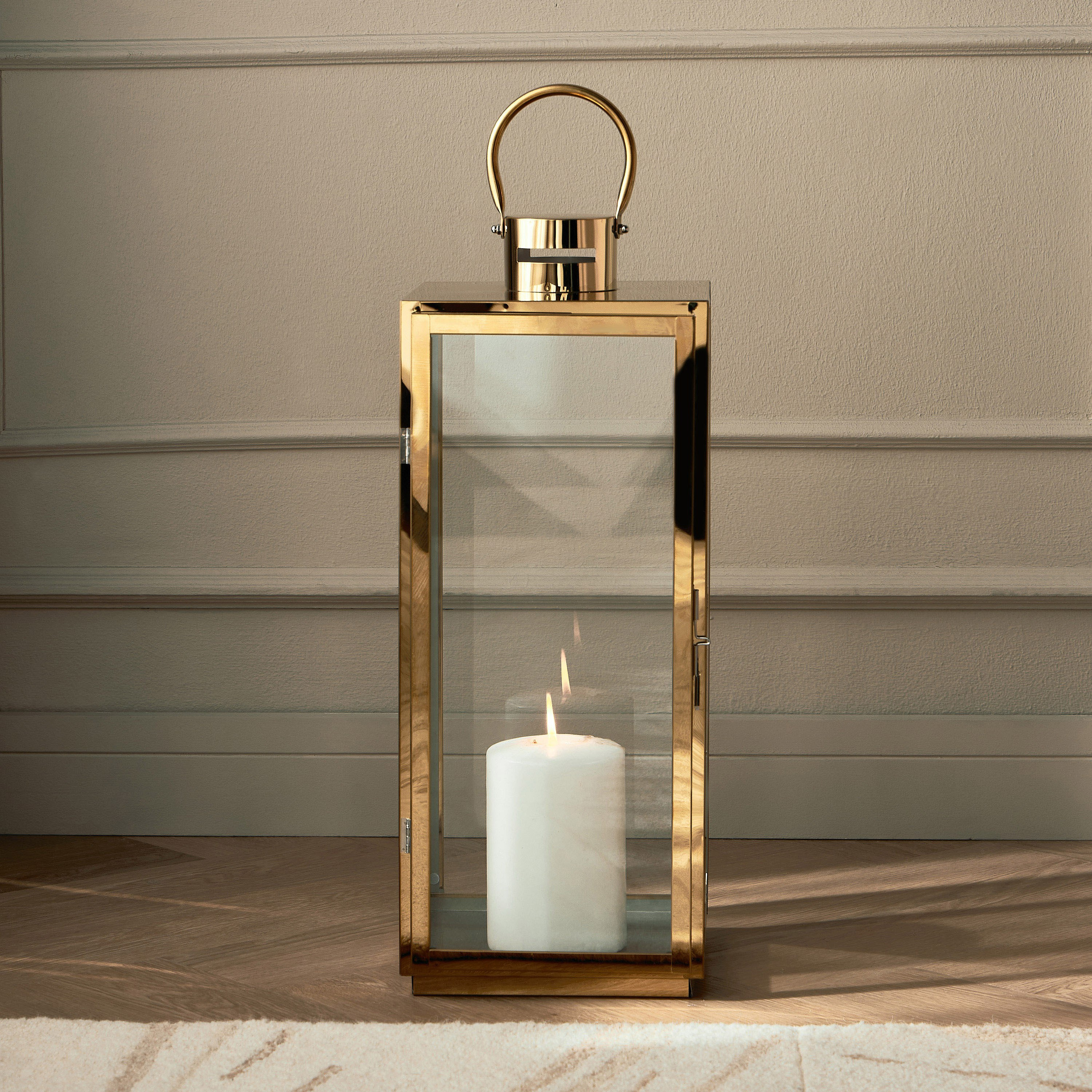 Charles Metal Lantern - 54 cm-household-decor-candleholdersandlanterns-image-1