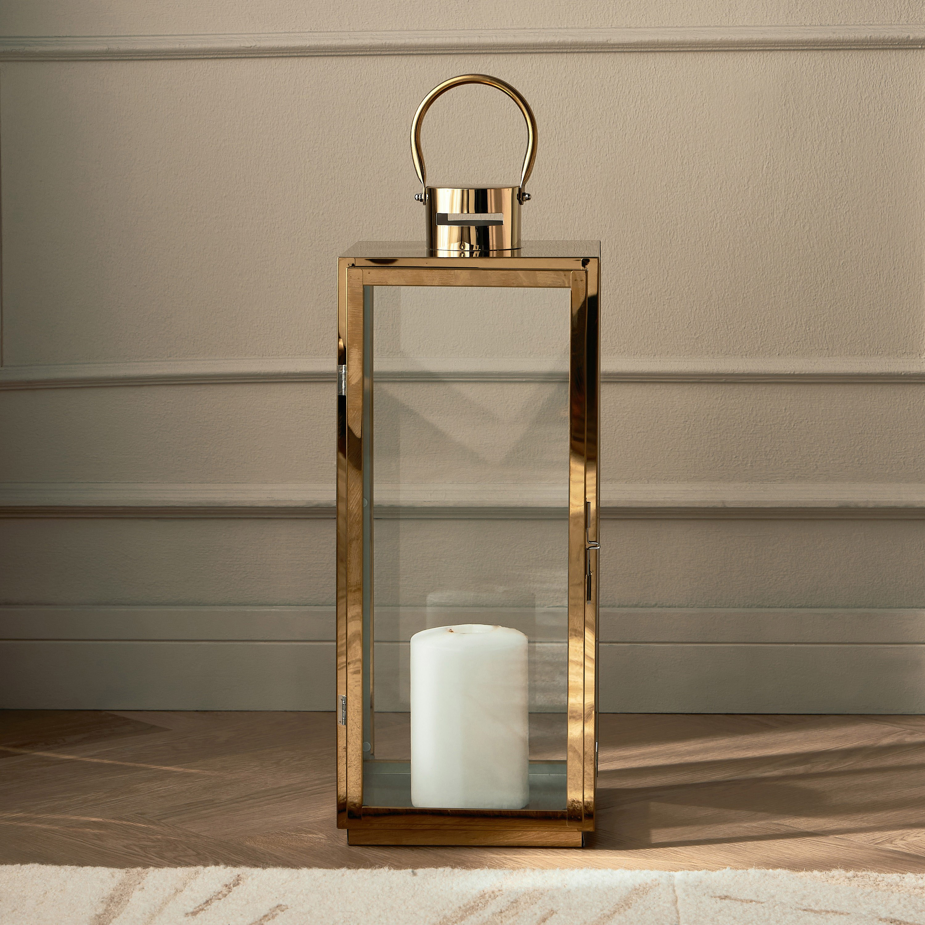 Charles Metal Lantern - 54 cm-household-decor-candleholdersandlanterns-image-2