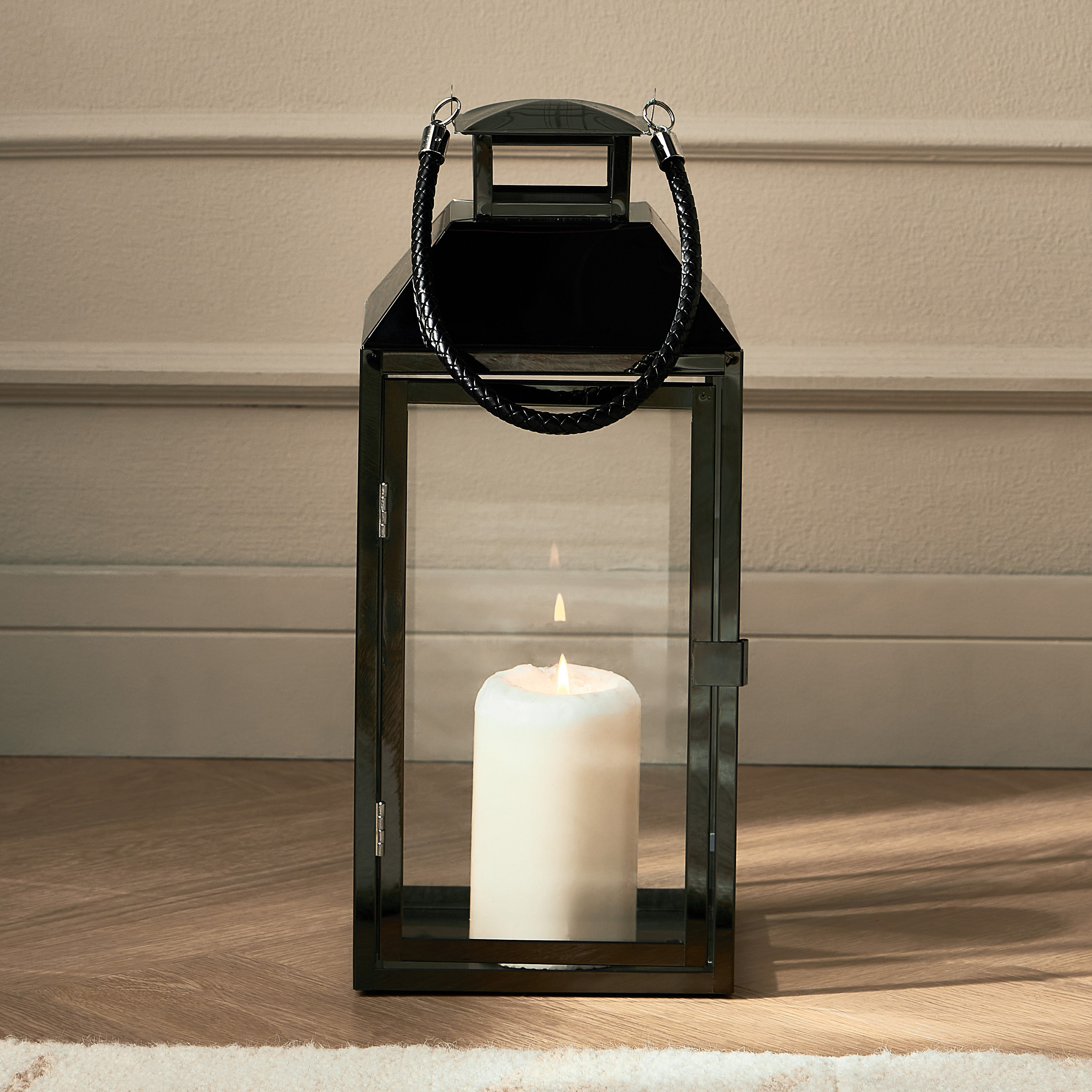 Luis Metal Lantern - 40 cm-household-decor-candleholdersandlanterns-image-1
