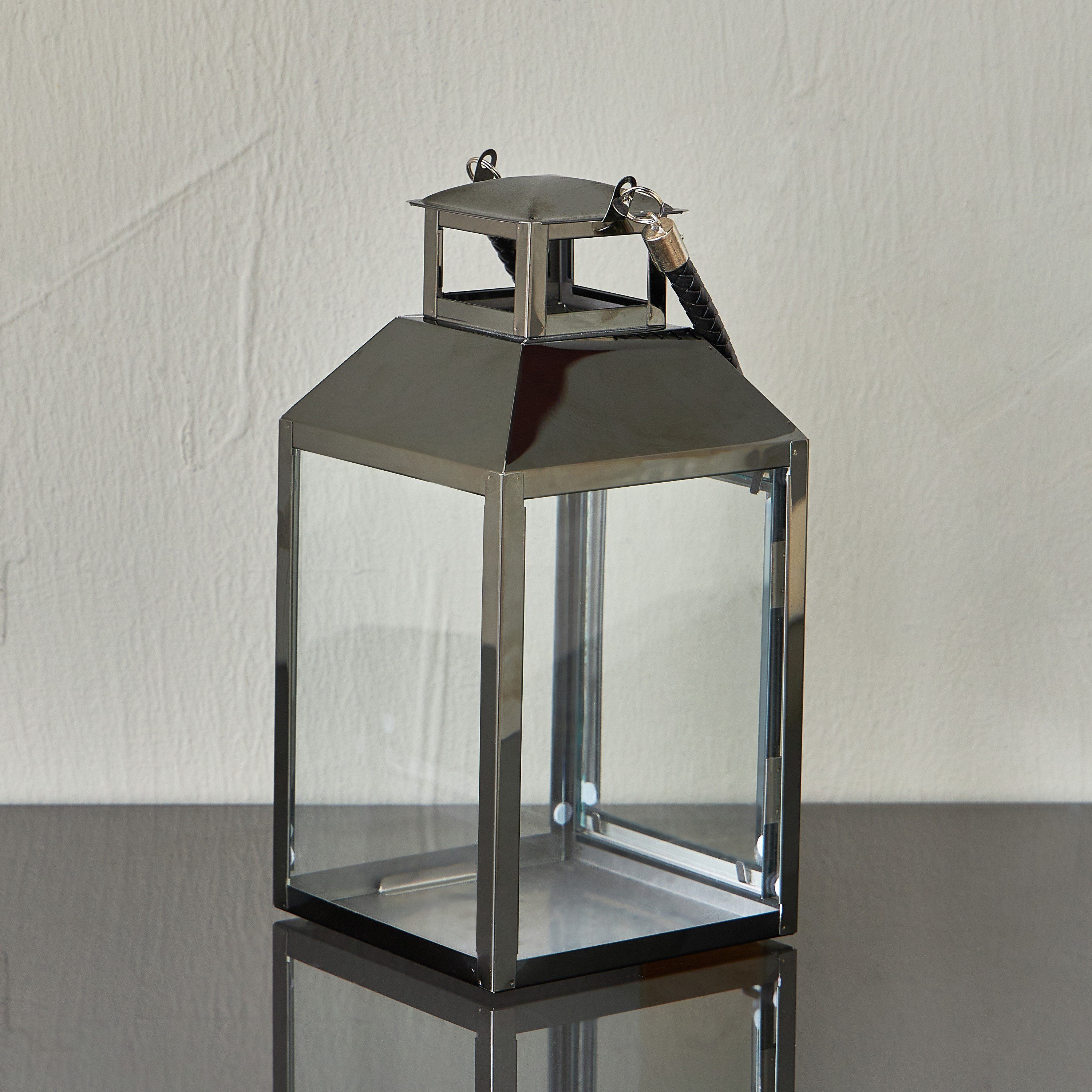Luis Metal Lantern - 28 cm-household-decor-candleholdersandlanterns-image-1