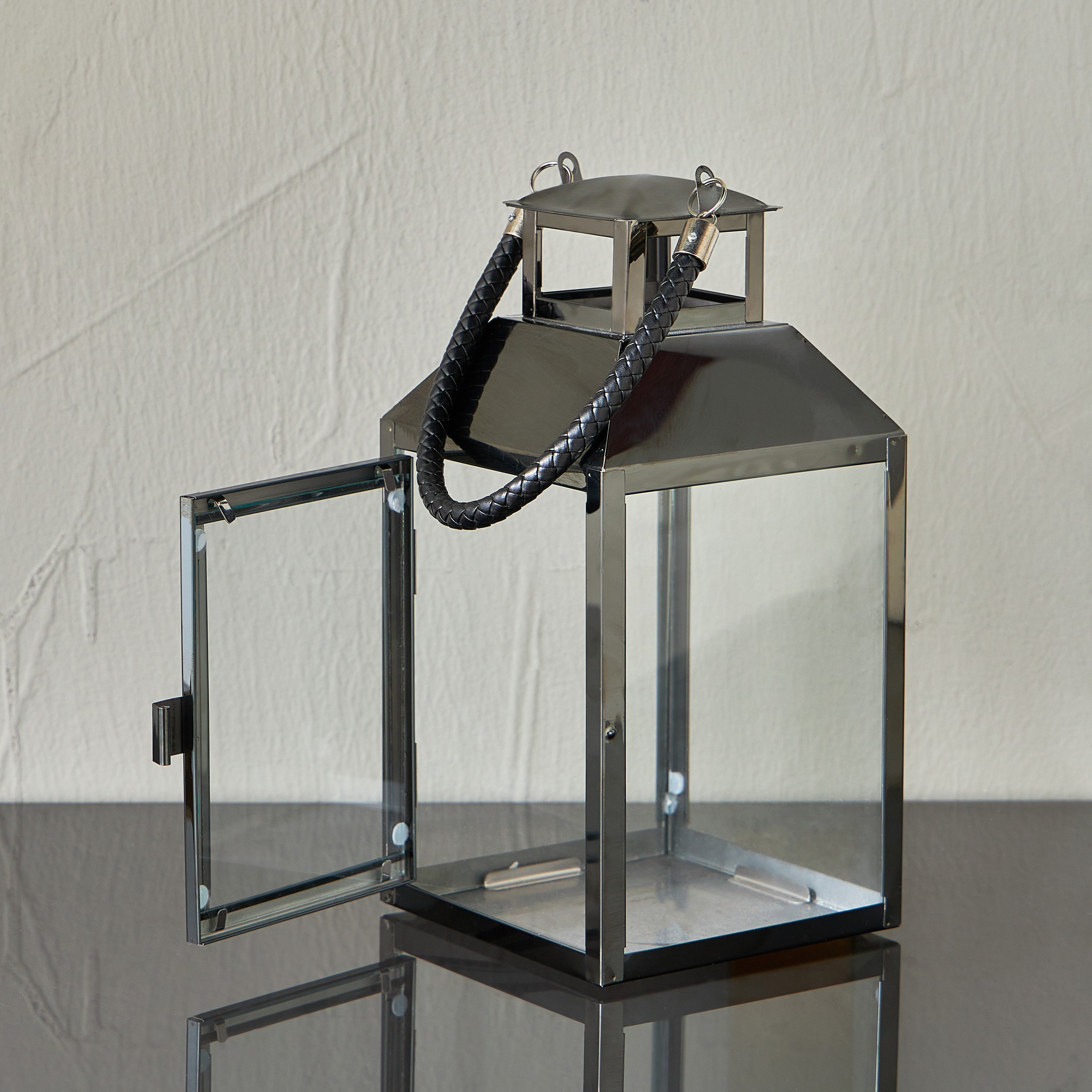 Luis Metal Lantern - 28 cm-household-decor-candleholdersandlanterns-image-2