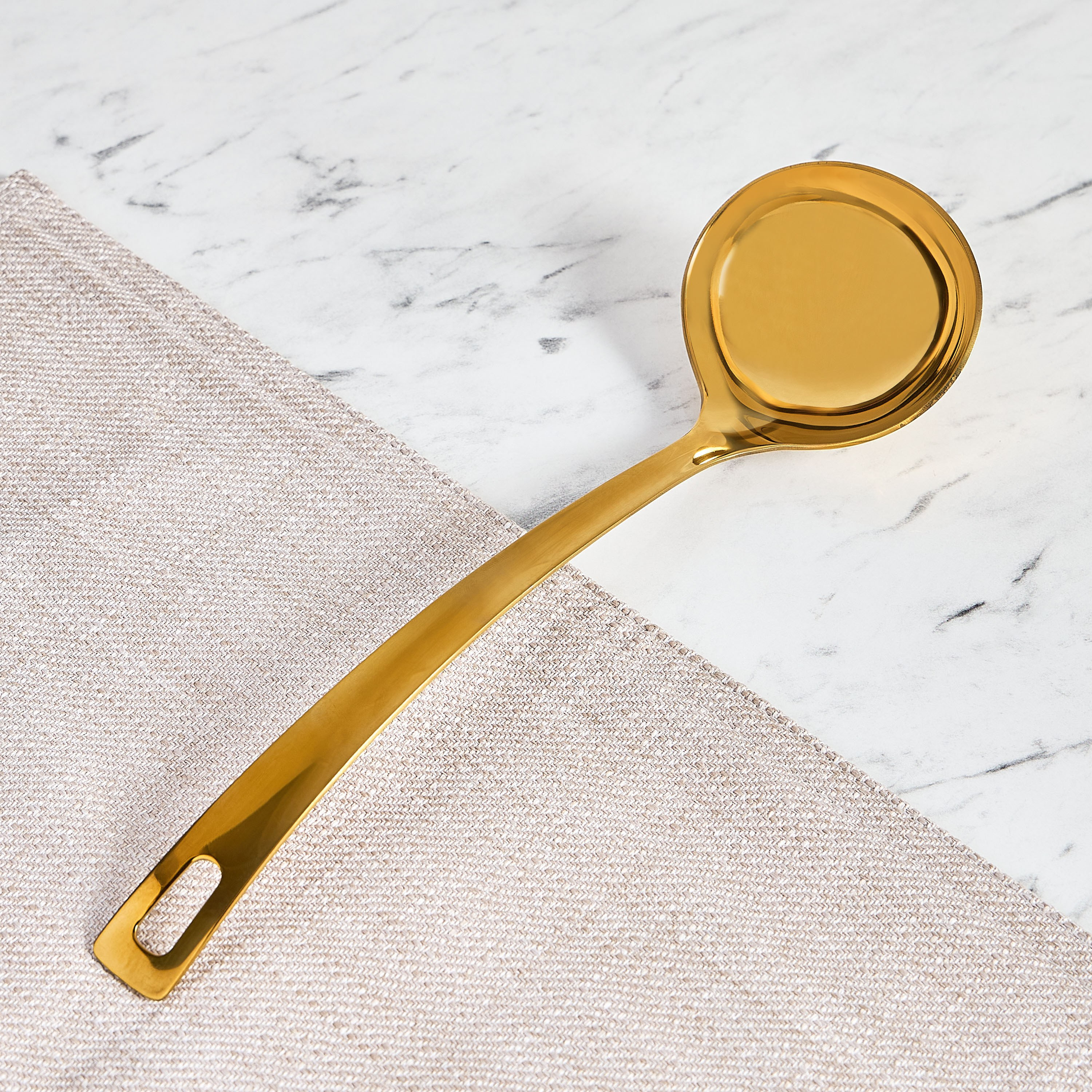 Gerrha Stainless Steel Ladle-household-kitchen-kitchentoolsandutensils-foodservingtools-image-1