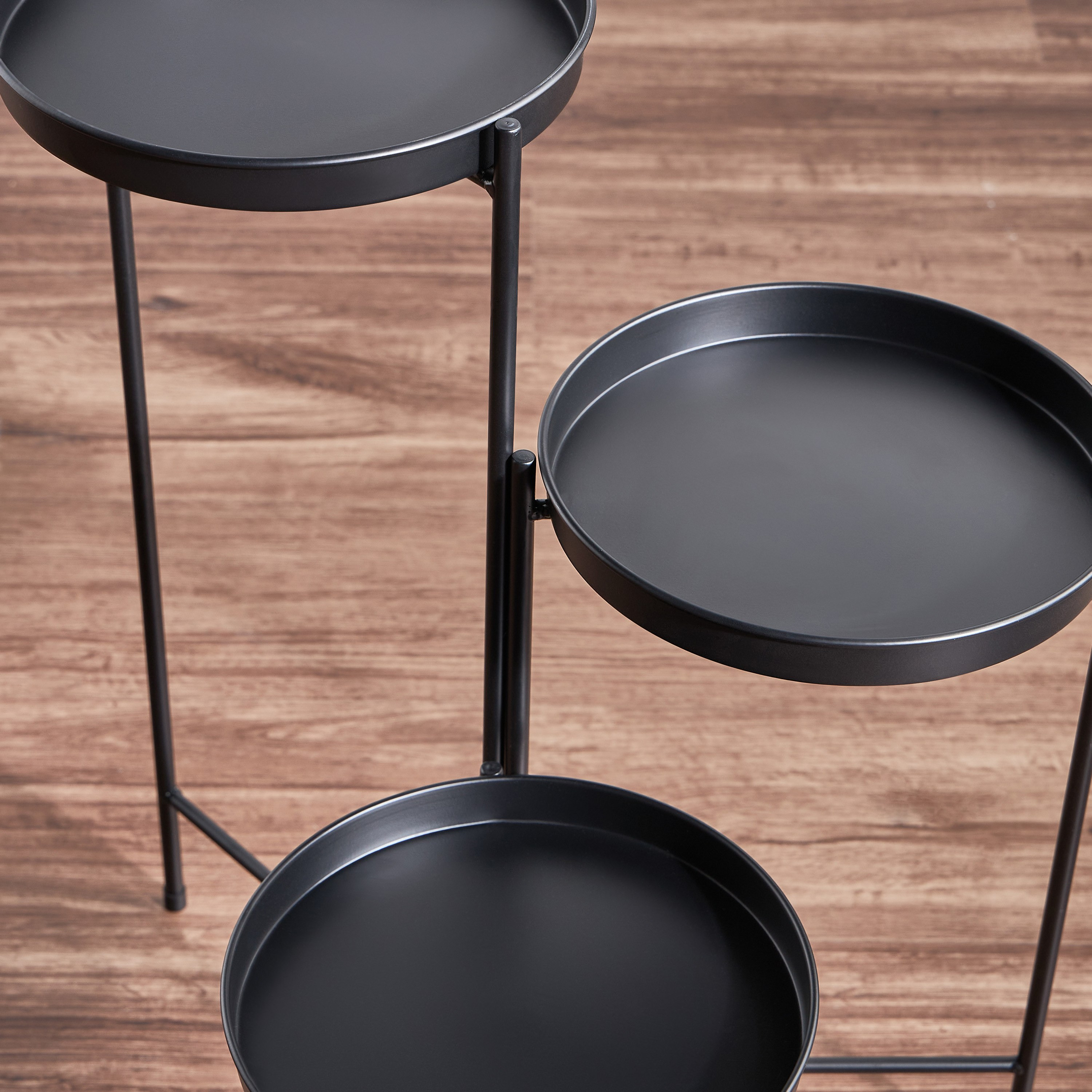 Step Bloom Metal 3-Tier Planter Stand - 60 cm-household-gardenandoutdoor-trellisandstands-plantstands-image-4