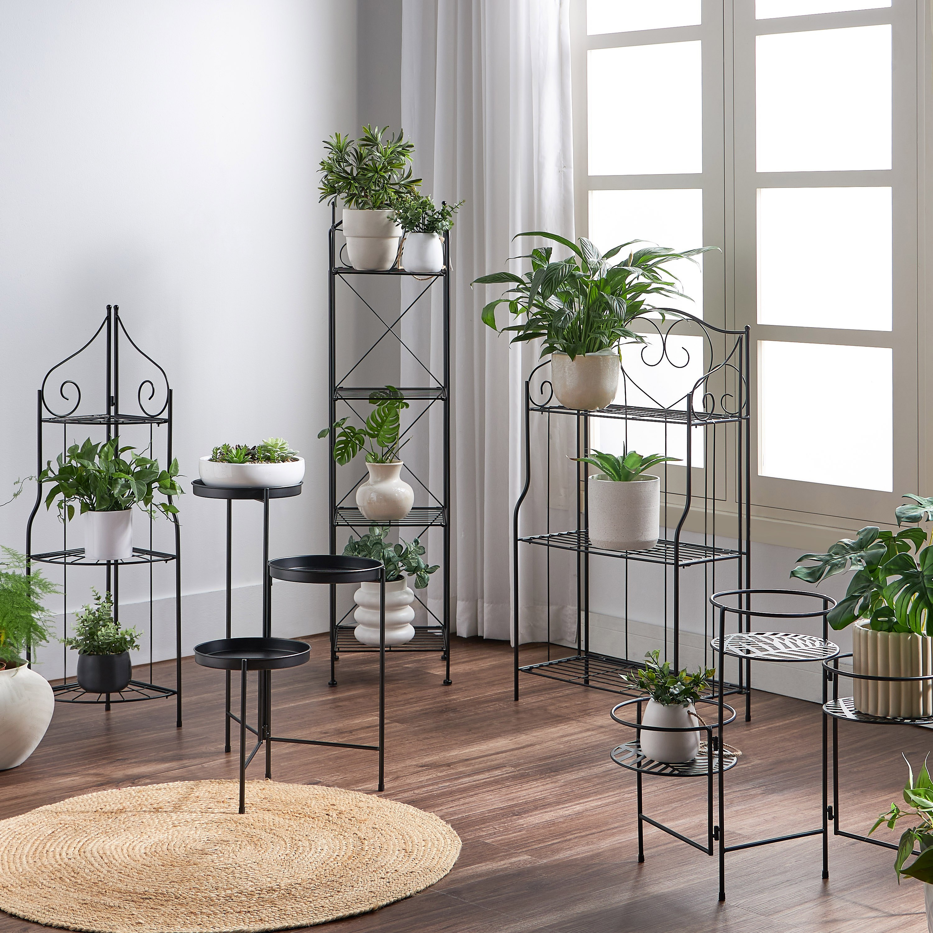 Step Bloom Metal 4-Shelf Planter Stand-household-gardenandoutdoor-trellisandstands-plantstands-image-7