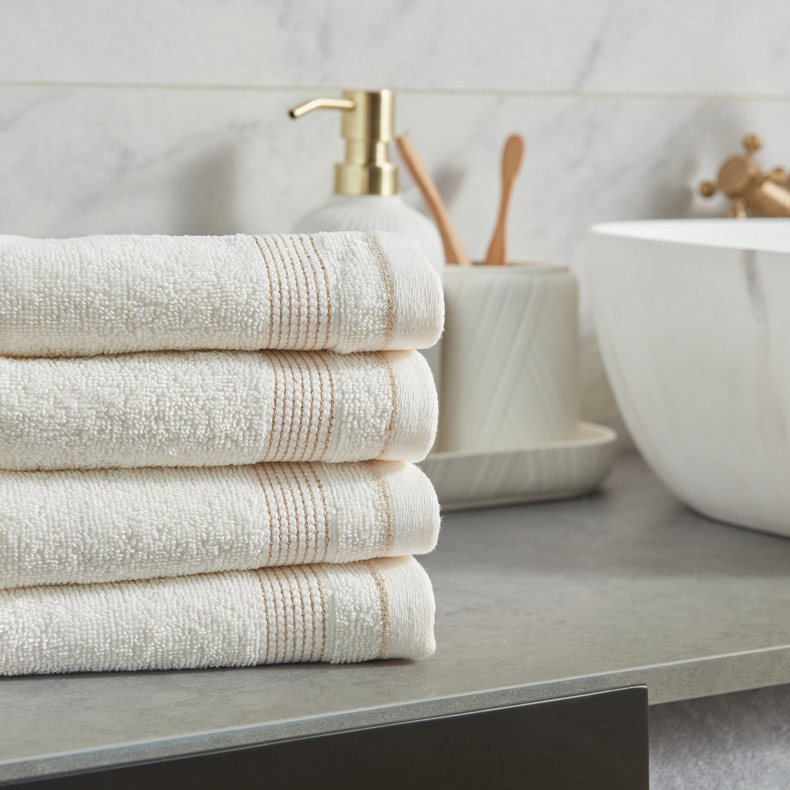Accent 4-Piece Finger Tip Towel Set - 30x30 cm-household-bathandlaundry-bathlinen-towels-image-4