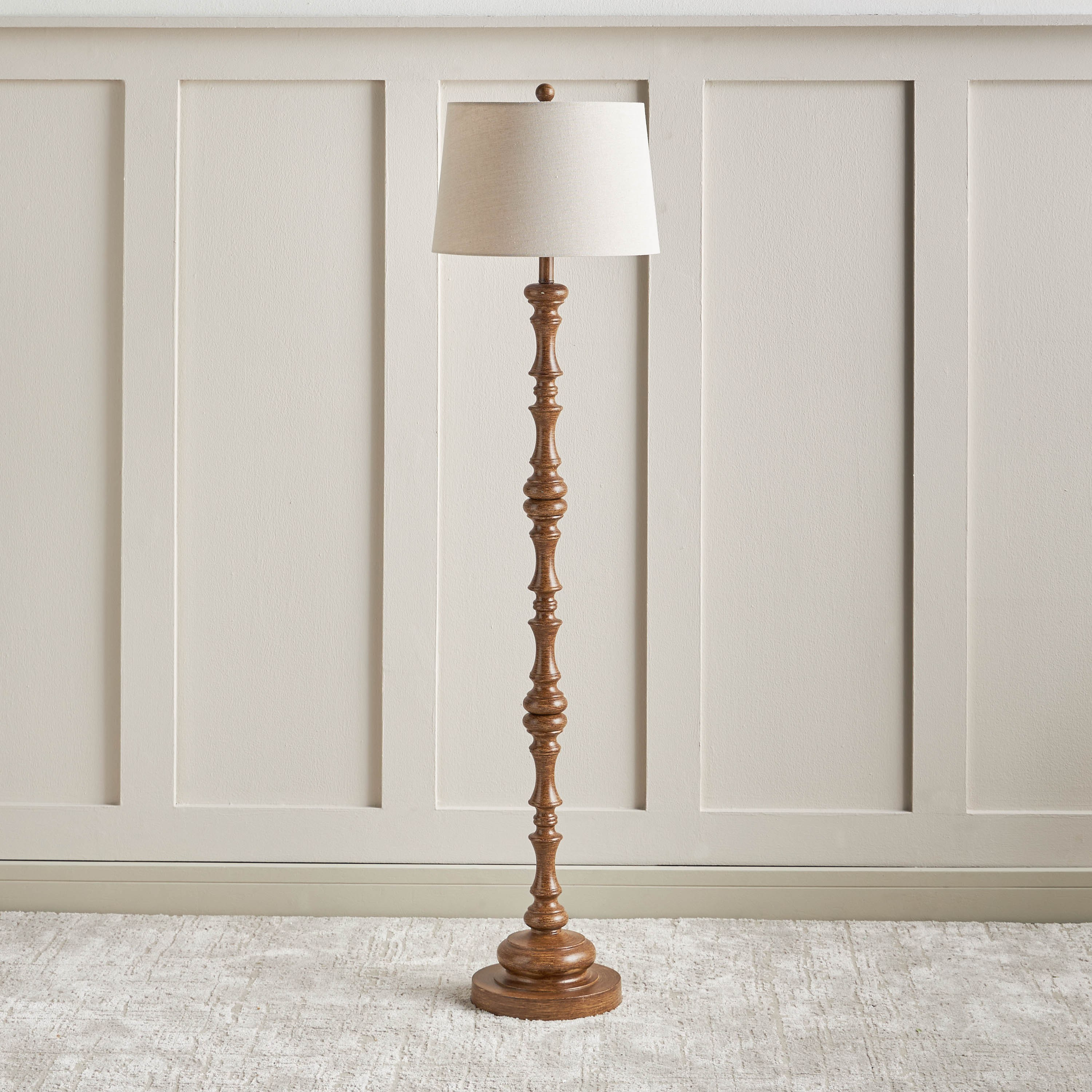 Theseus Polyresin Floor Lamp - 153 cm-household-lighting-floorlamps-image-1