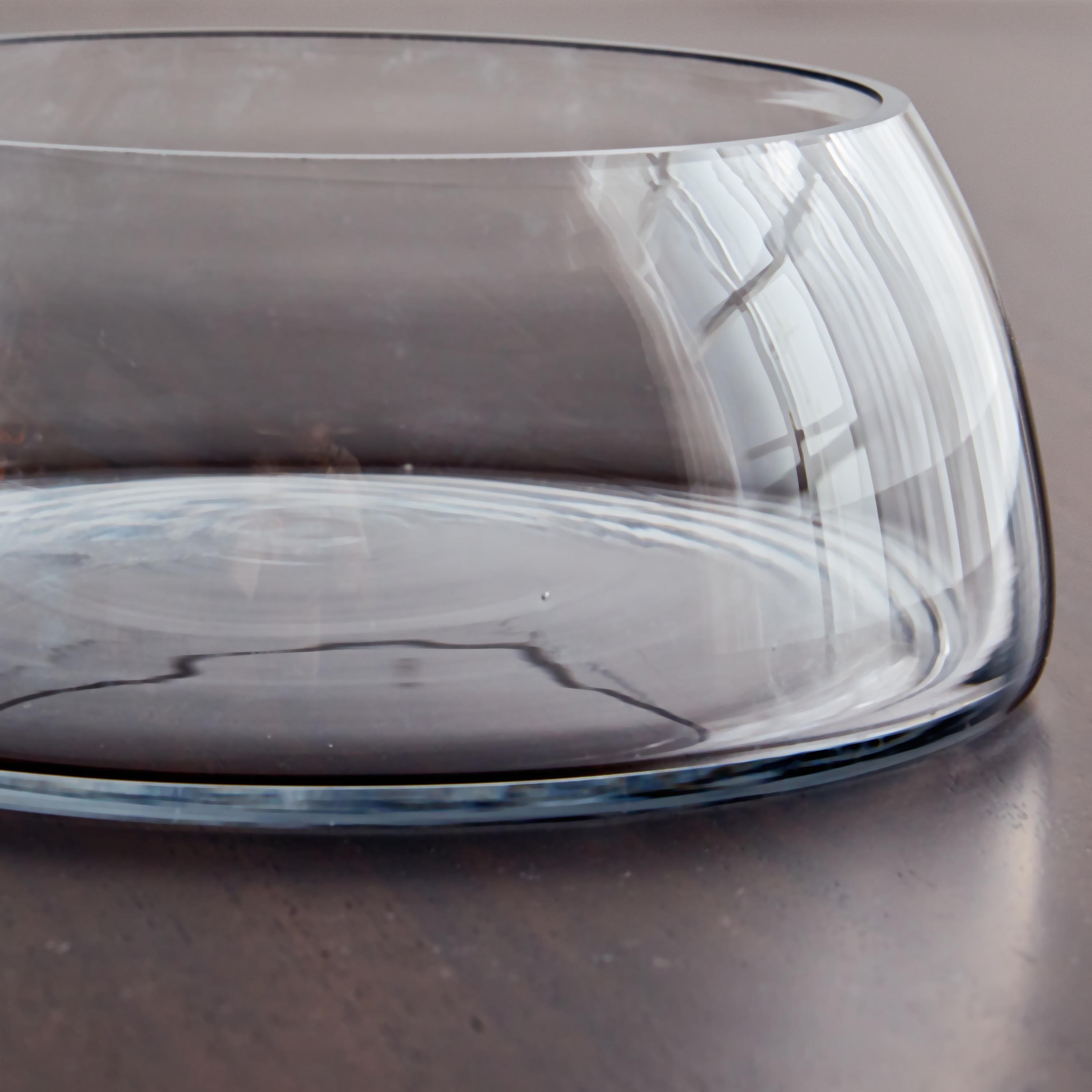 Essential Glass Decorative Bowl - 19 cm-household-decor-vasesandbowls-image-2