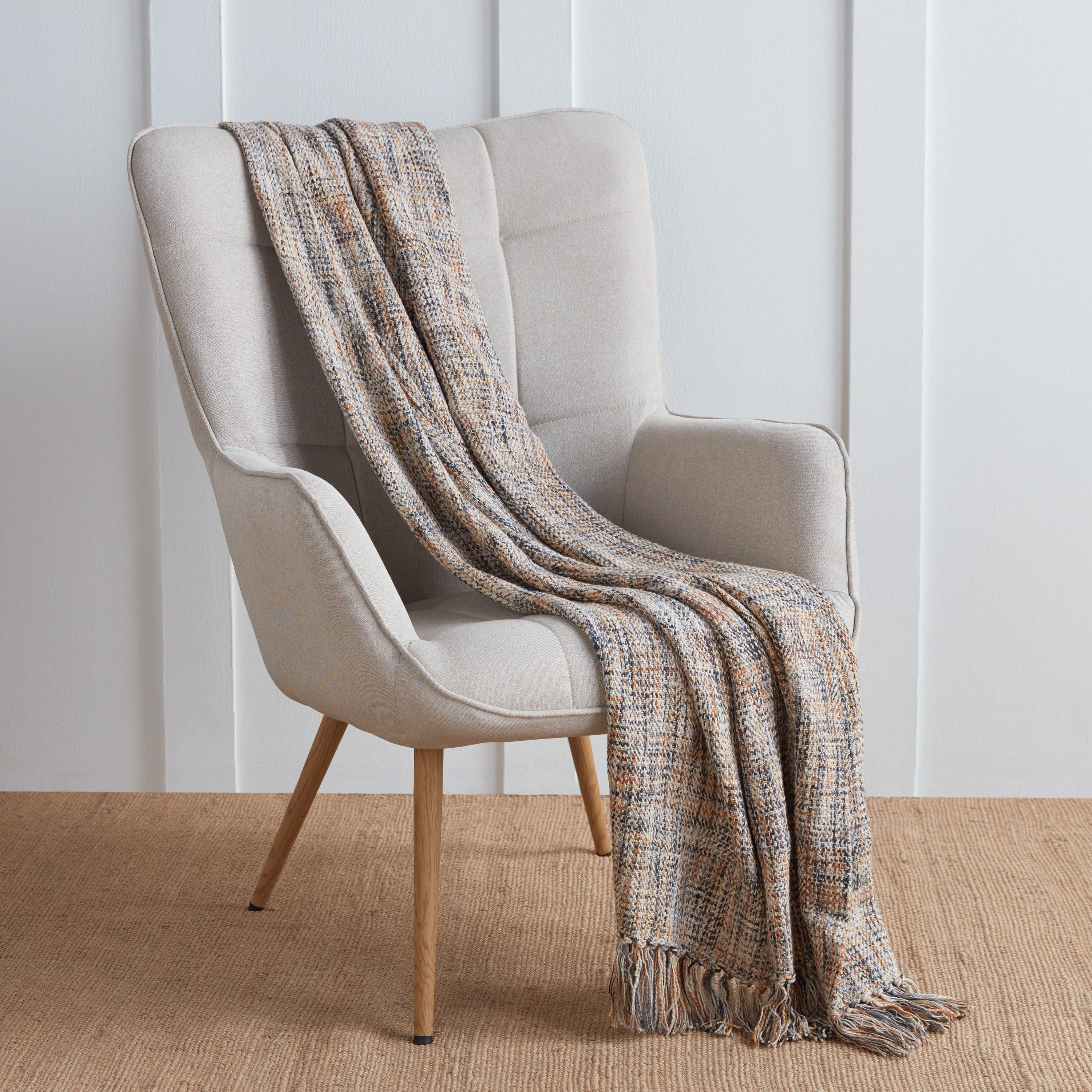 Meliha Cotton Throw - 130x170 cm-household-cushionsandthrows-throwsandblankets-throws-image-1