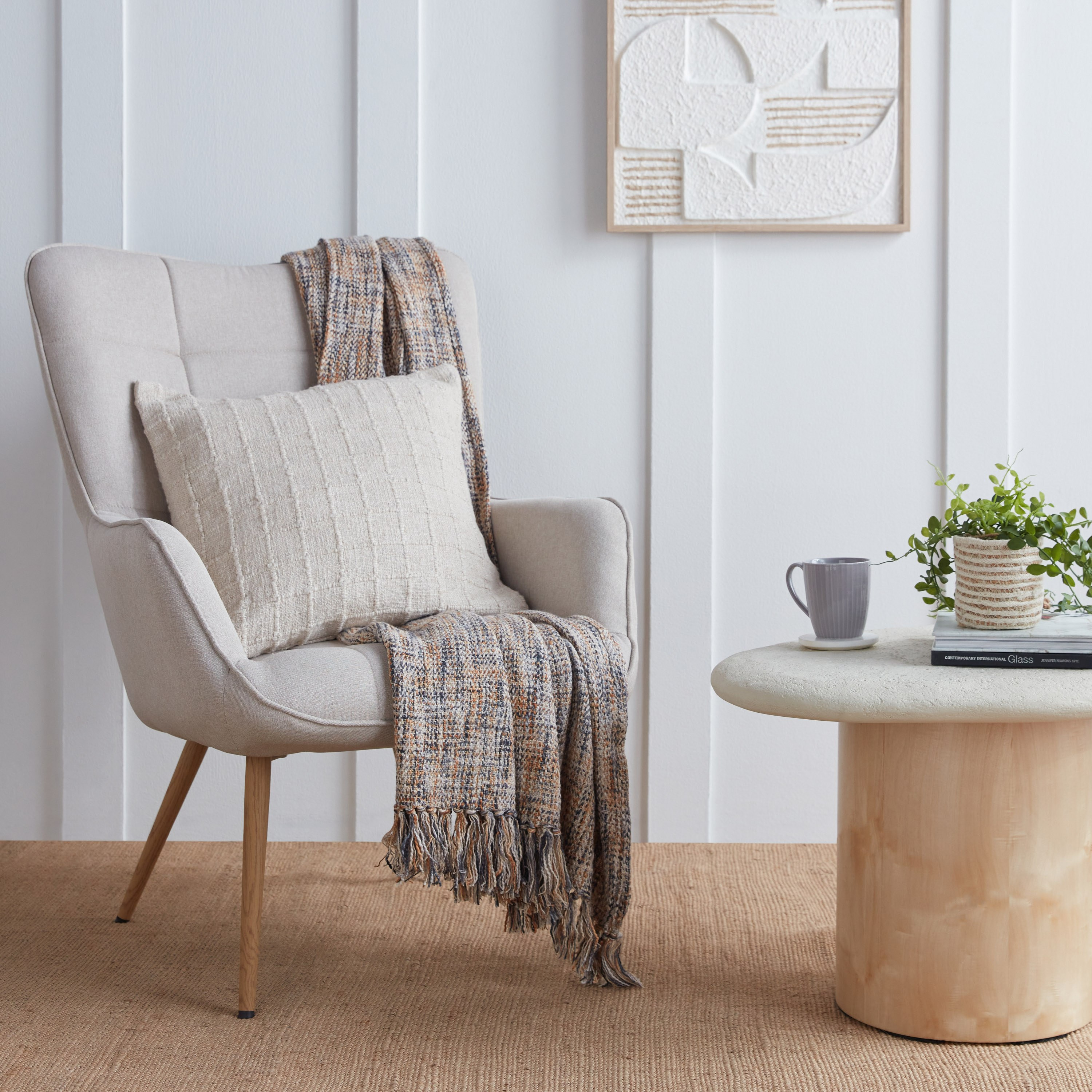 Meliha Cotton Throw - 130x170 cm-household-cushionsandthrows-throwsandblankets-throws-image-3
