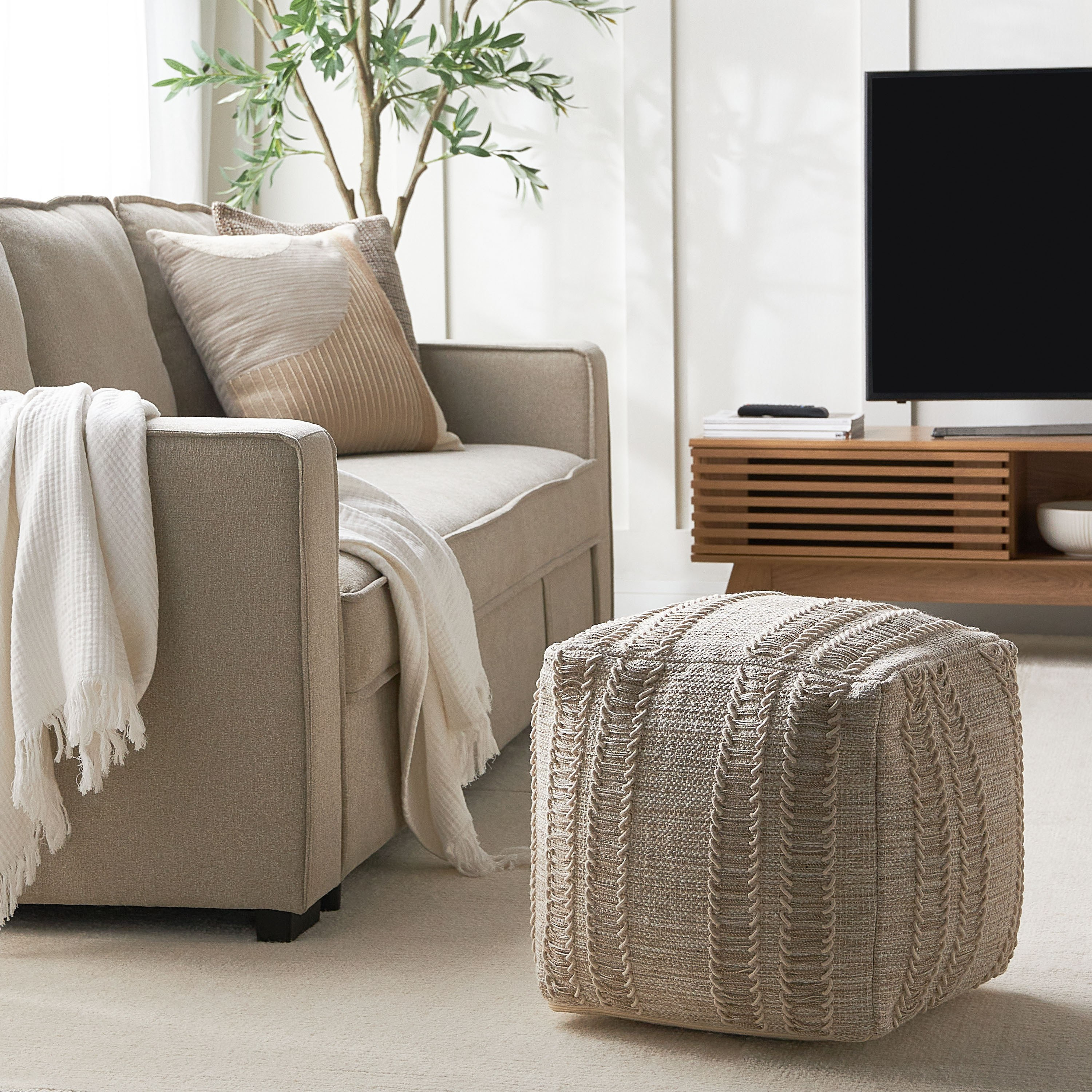 مقعد بوف - روسلان - 40x40 سم-household-cushionsandthrows-poufs-image-4