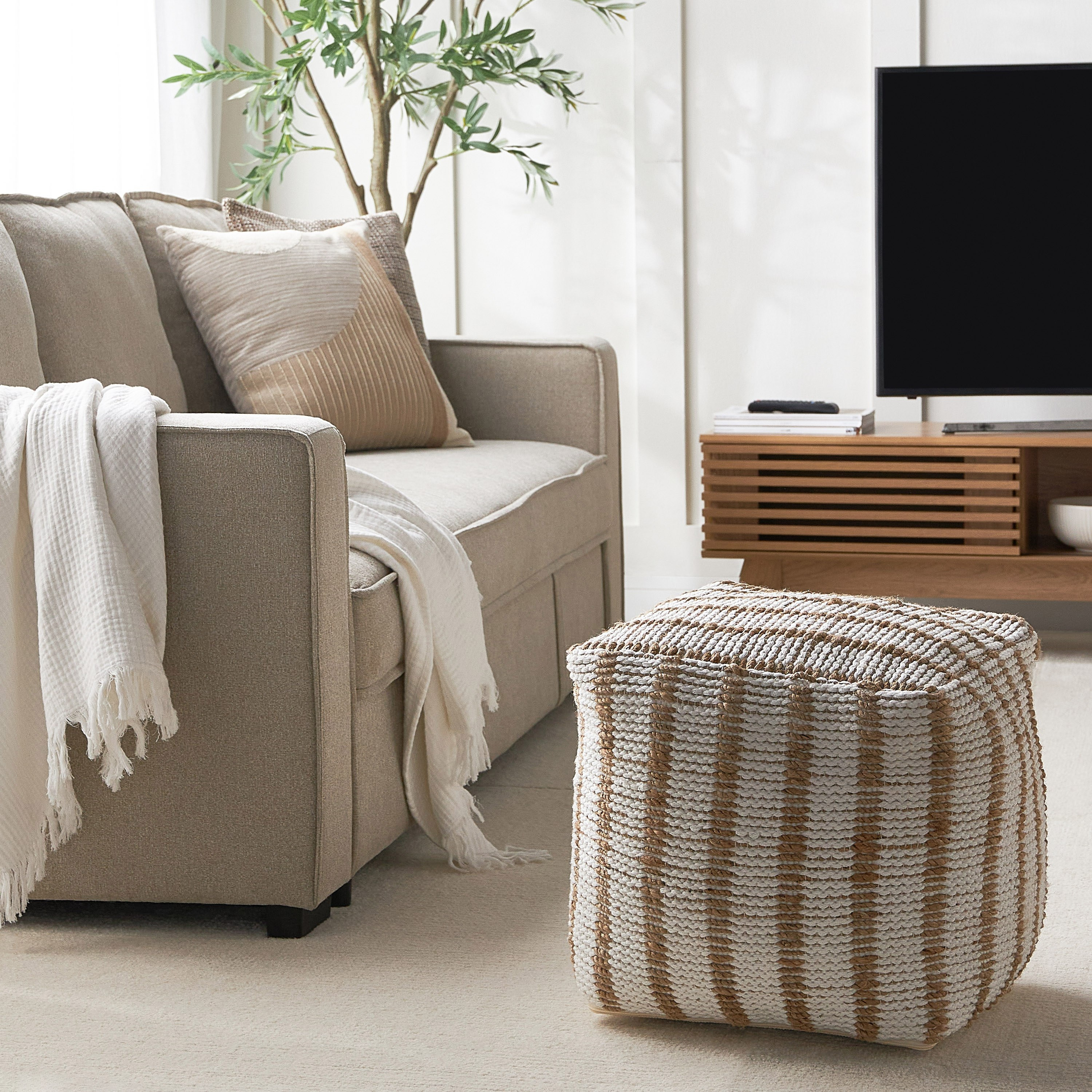 Ferhan Pouf - 40x40 cm-household-cushionsandthrows-poufs-image-4